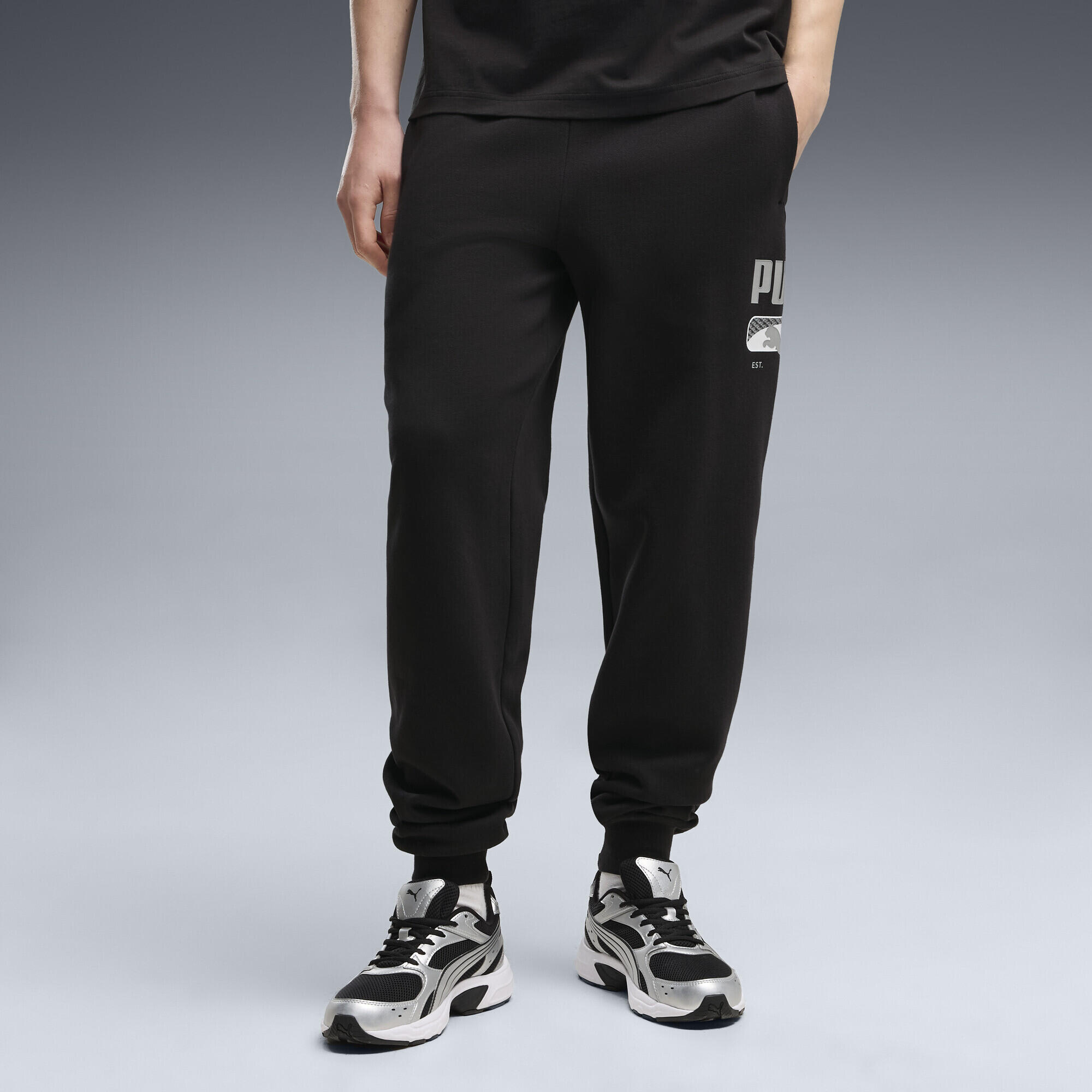 Pantalon de survêtement en polaire à logo PUMA Sport Homme PUMA 4/5