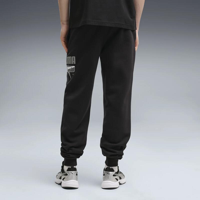 Pantaloni de trening din fleece PUMA Sport Logo Play pentru bărbați PUMA