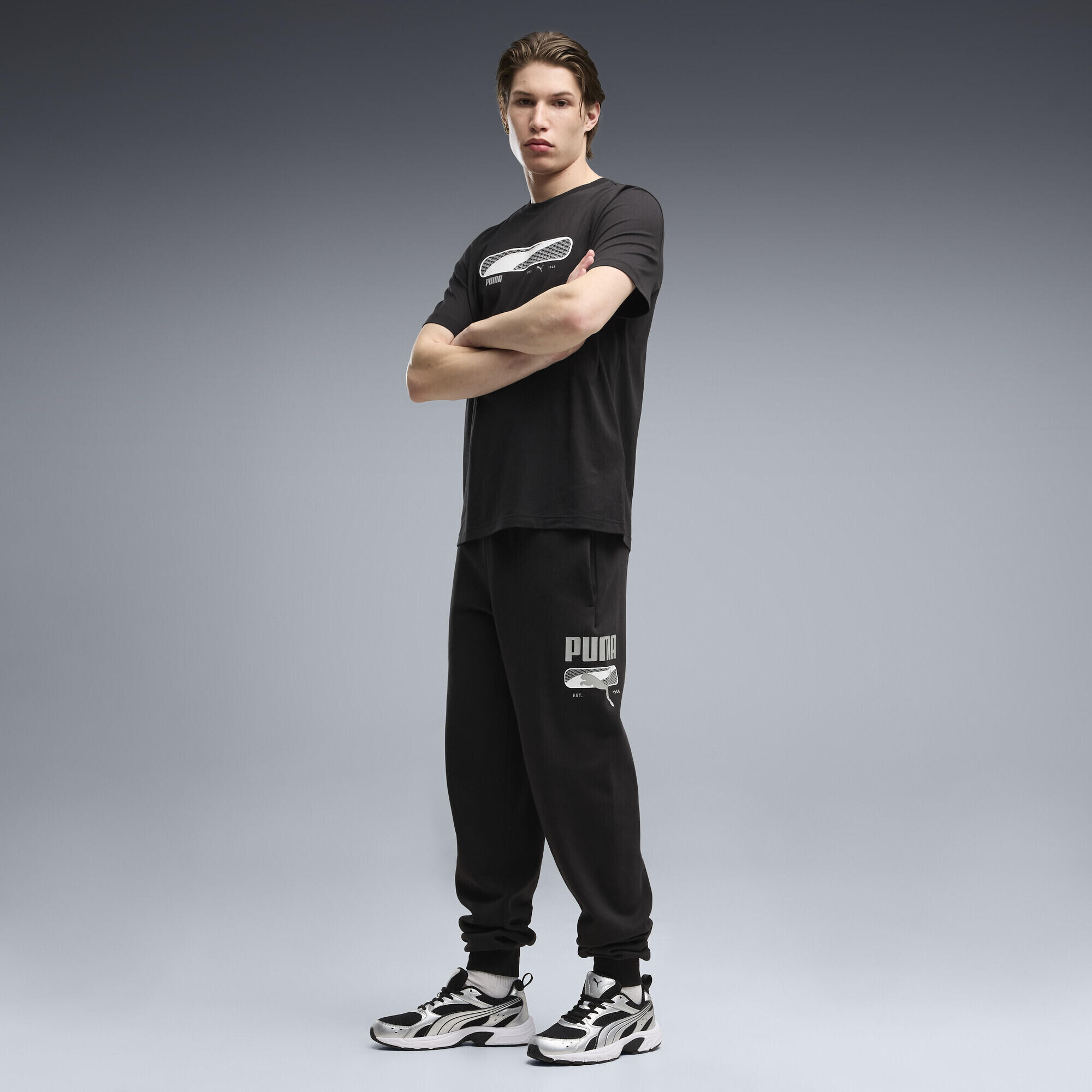 Pantalon de survêtement en polaire à logo PUMA Sport Homme PUMA 2/5
