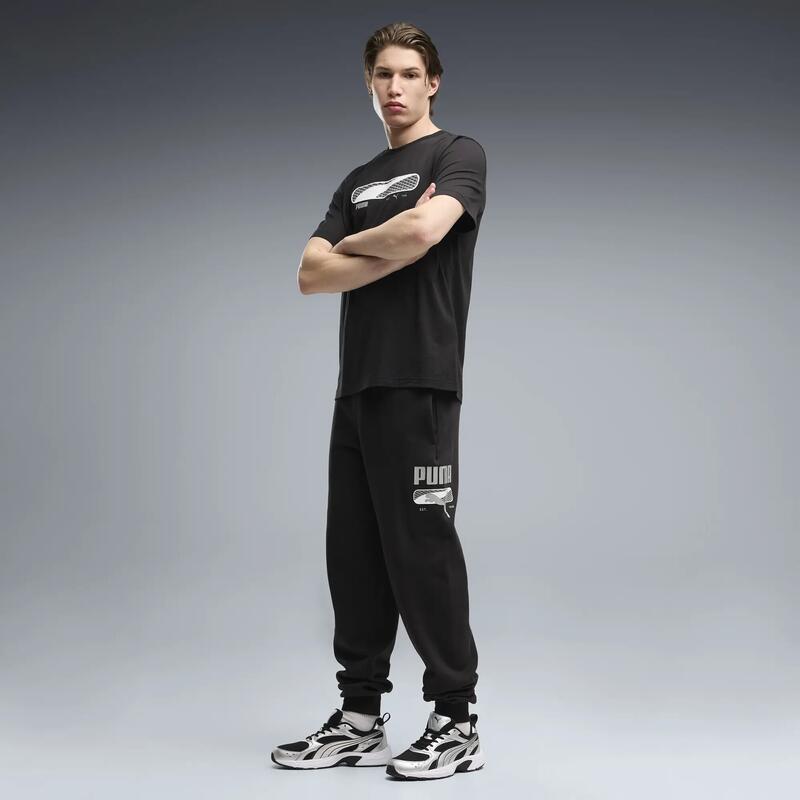 Pantaloni de trening din fleece PUMA Sport Logo Play pentru bărbați PUMA