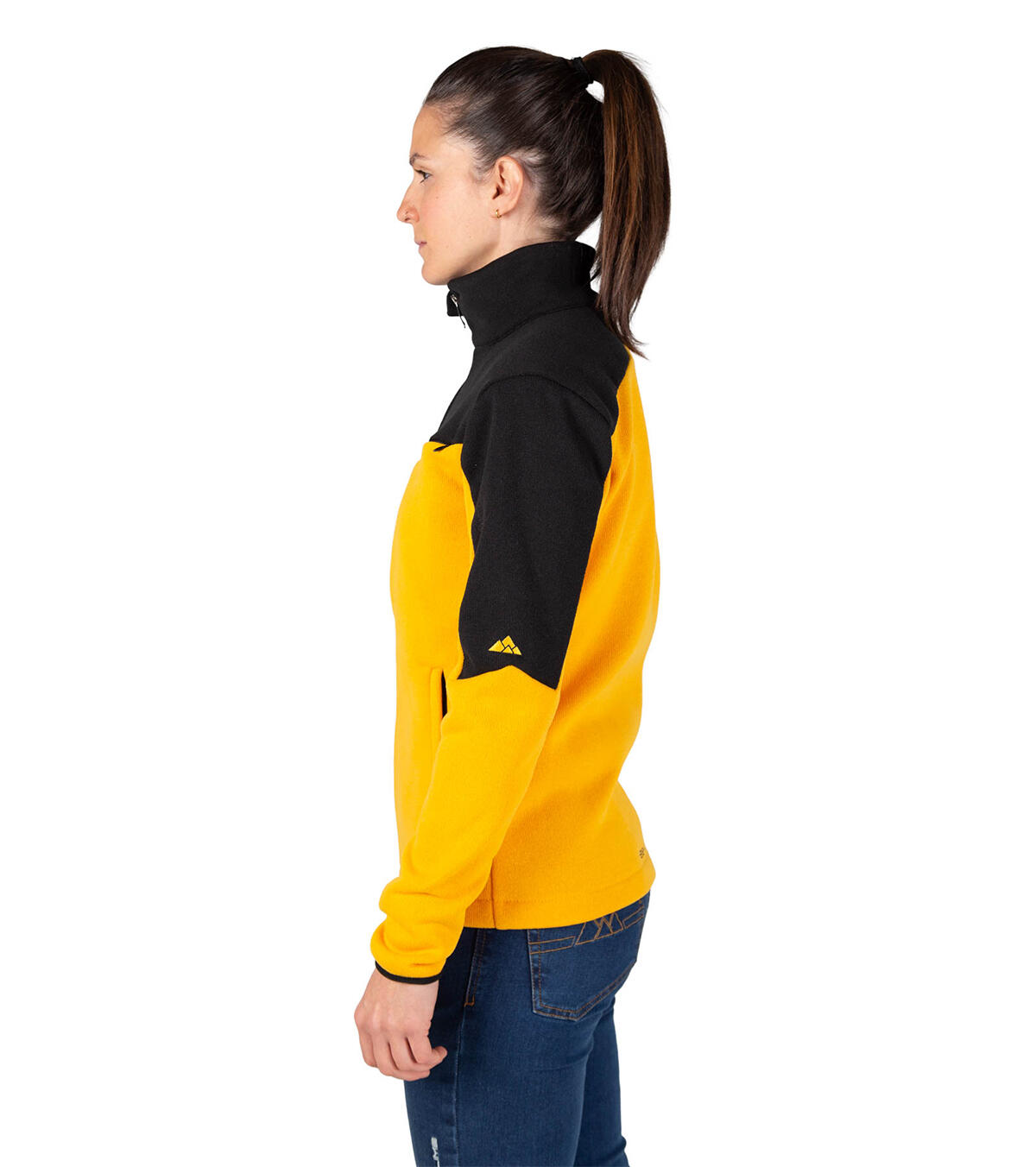Casaco Polar de Montanha Tipo Blusão Respirável Ursus Mulher Amarelo 4/5
