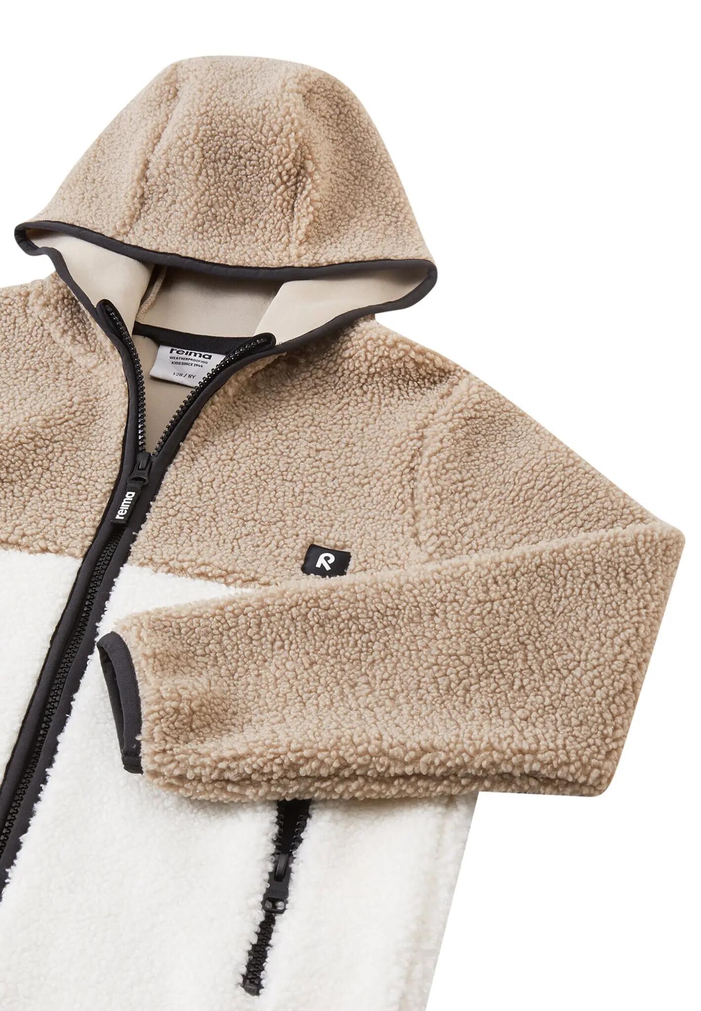 Kinder Fleecejacke Muhkea Earthy Beige 4/5