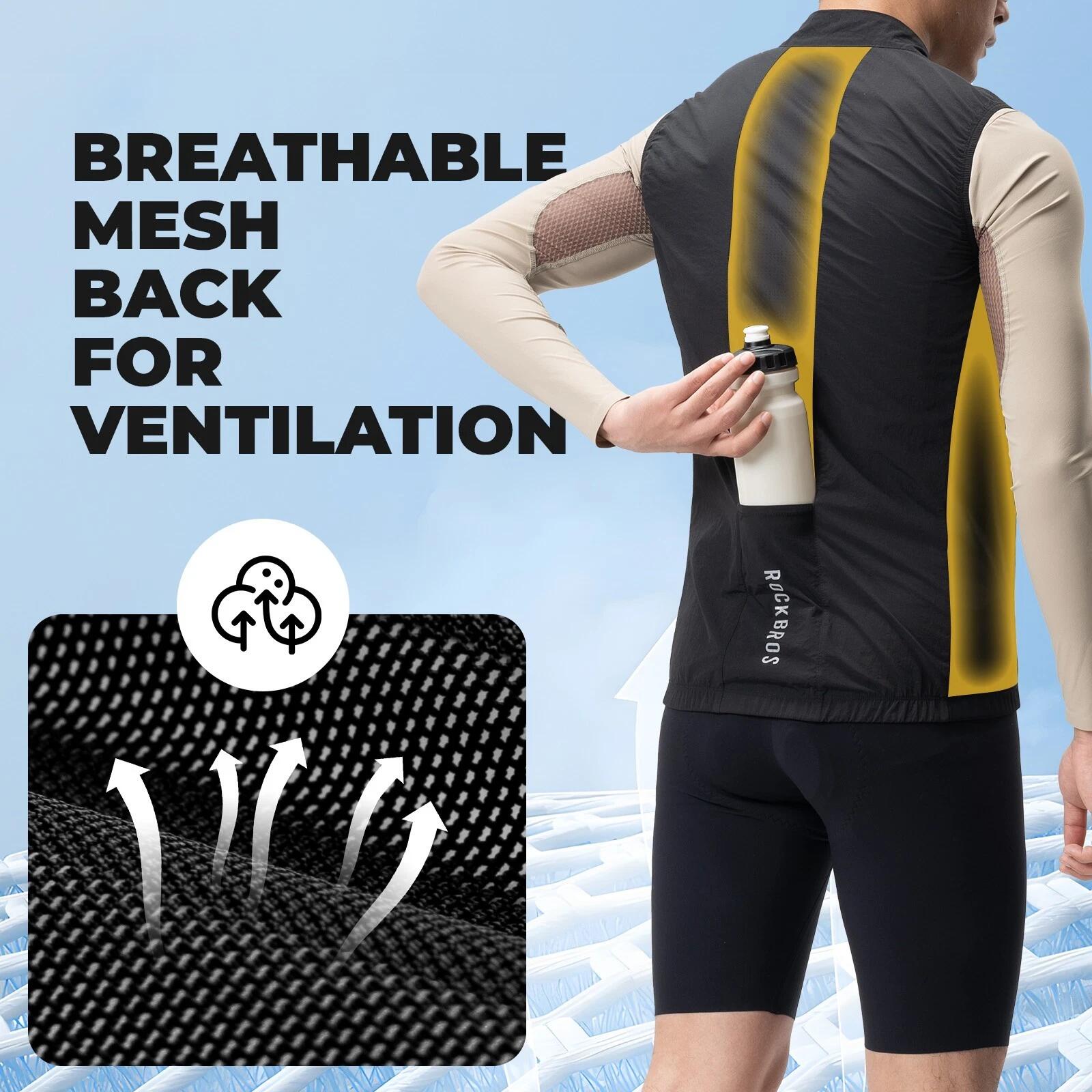 ROCKBROS Armellos Weste Nylon Polyester Mesh 7/8