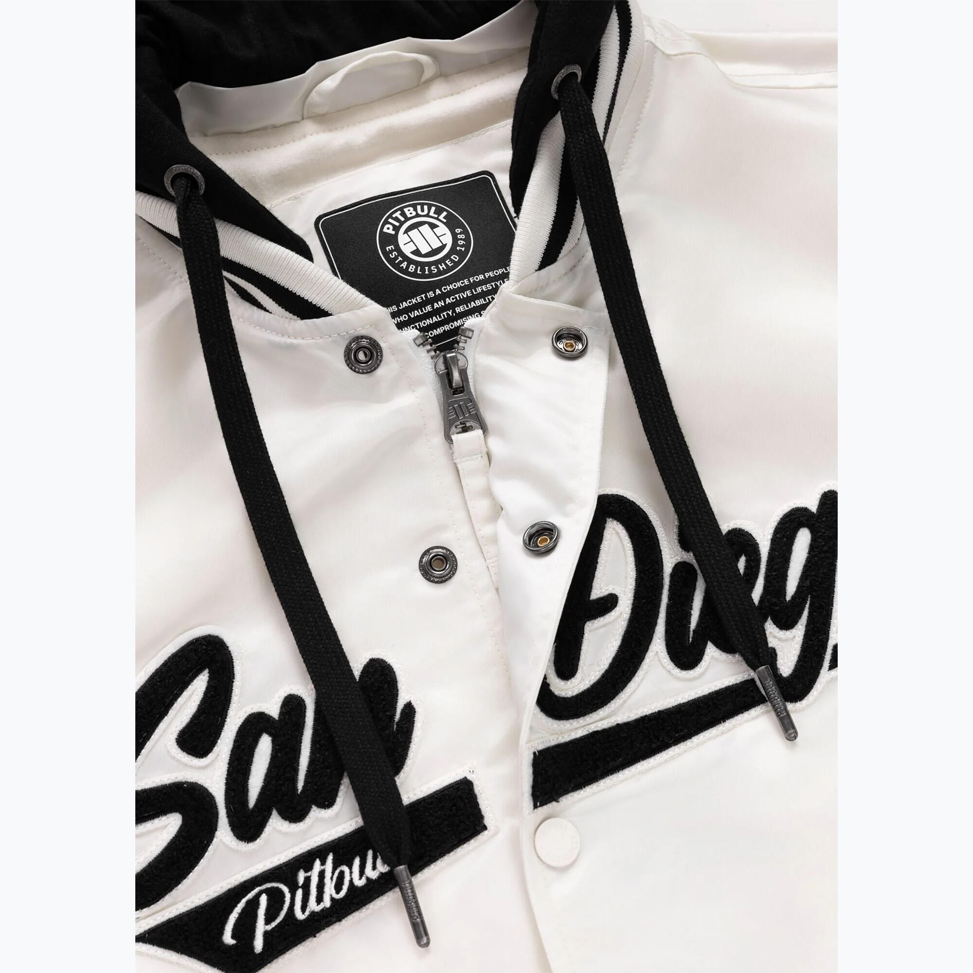 Chaqueta de mujer Pitbull Angela San Diego con capucha Varsity 7/7
