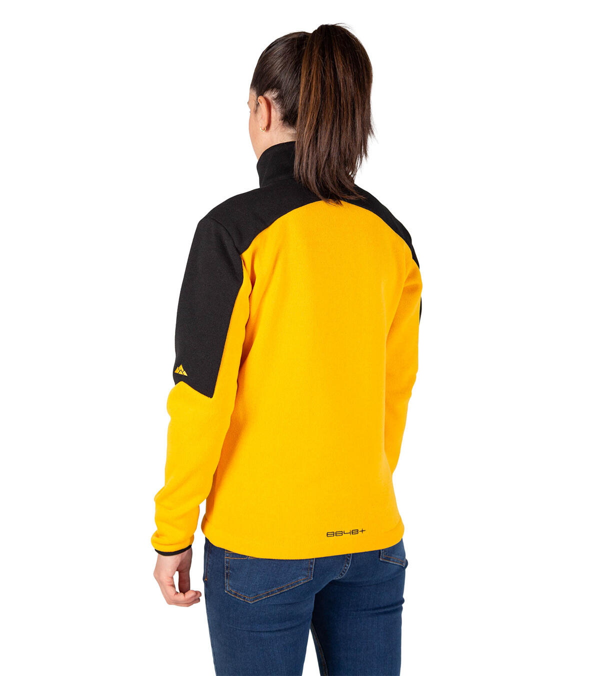 Casaco Polar de Montanha Tipo Blusão Respirável Ursus Mulher Amarelo 2/5