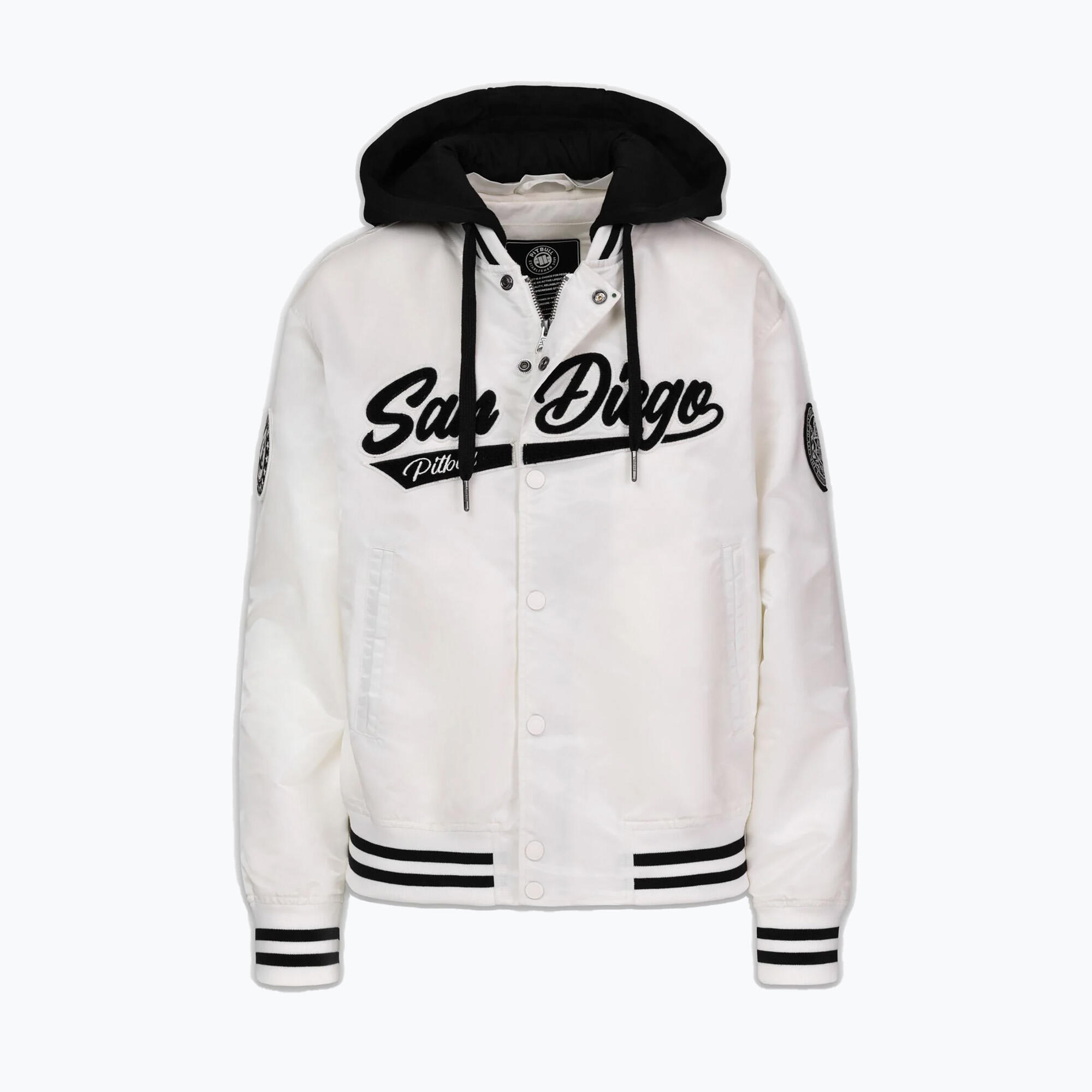 Chaqueta de mujer Pitbull Angela San Diego con capucha Varsity 5/7