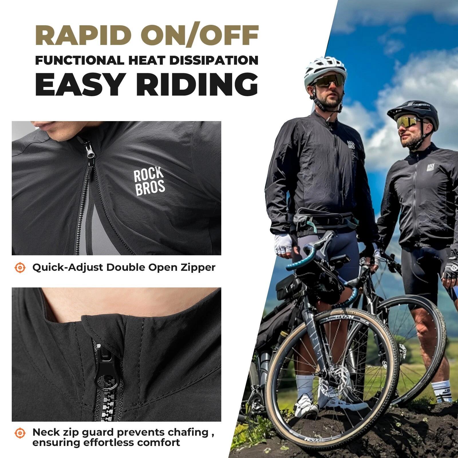 ROCKBROS Fahrradjacke aus robustem Ultraleicht 3/6