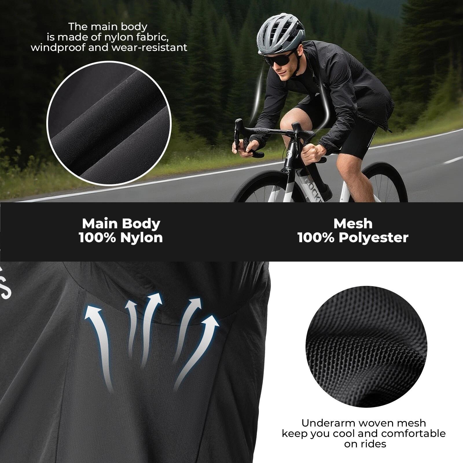 ROCKBROS Fahrradjacke aus robustem Ultraleicht 2/6