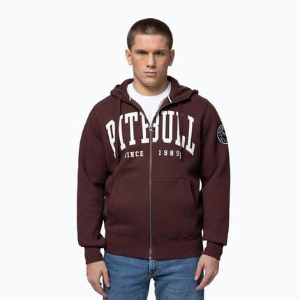 Herren-Sweatshirt Pitbull Norton mit Kapuze und Reißverschluss
