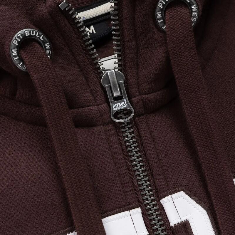 Hanorac bărbați Pitbull Norton cu fermoar și glugă