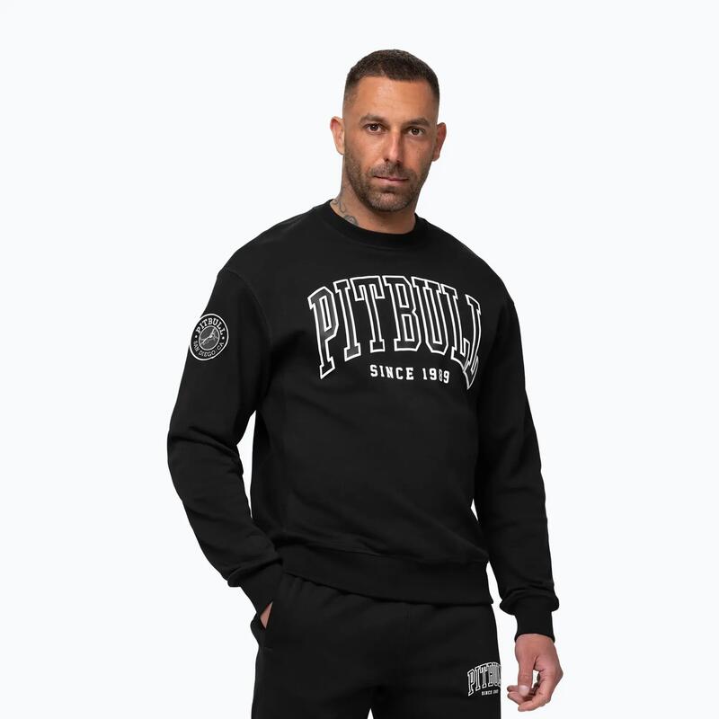 Bluza bărbătească Pitbull Badger cu guler rotund