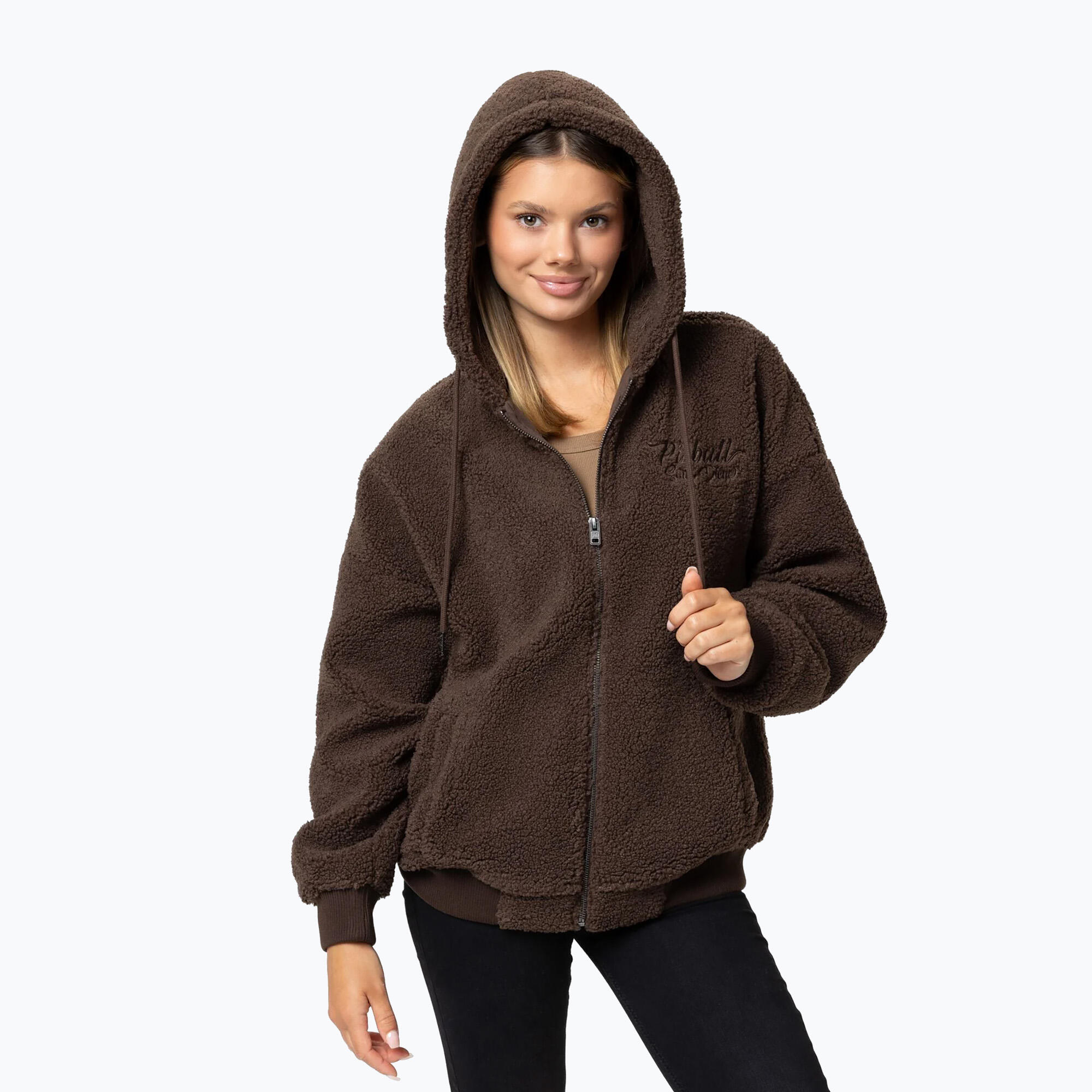 Felpa da donna Pitbull Daisy con cappuccio e zip 4/7