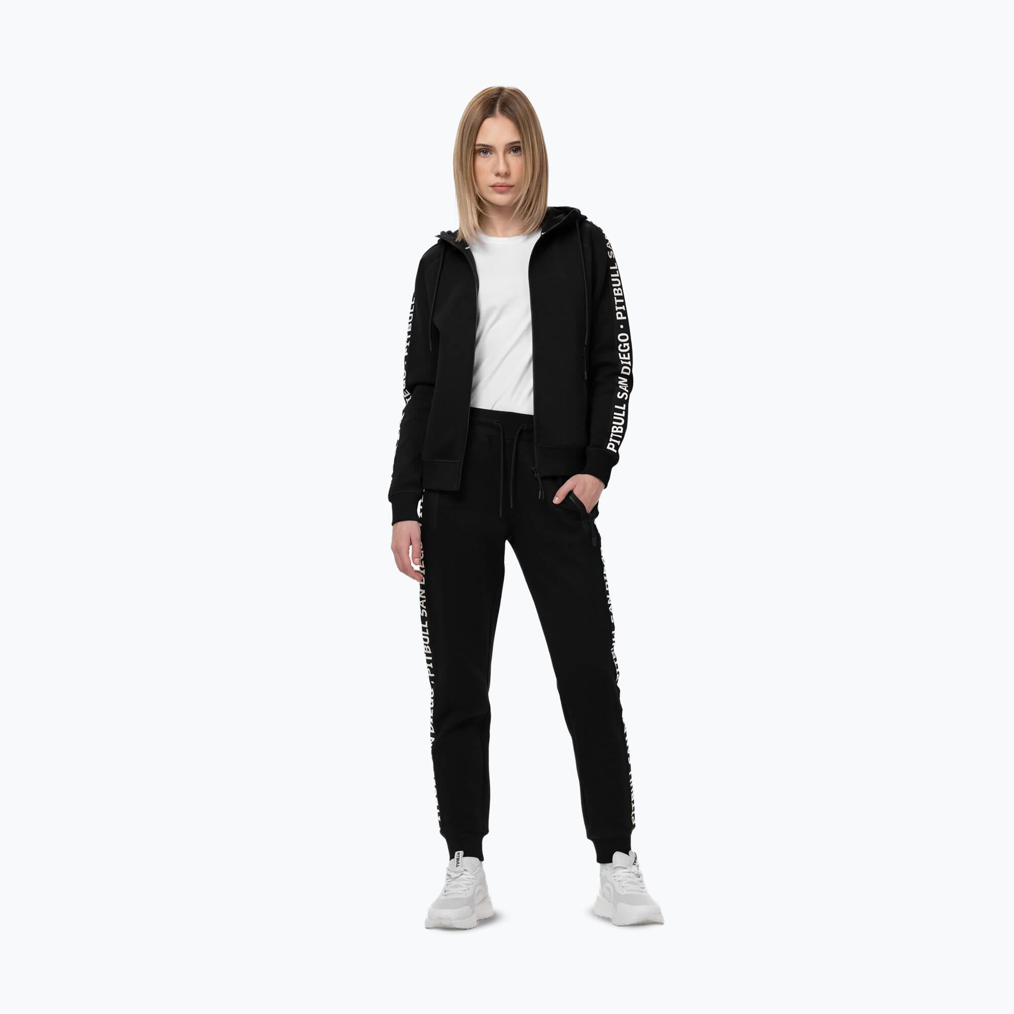 Bluza damska Pitbull Explory Tape Hooded Zip 2/7