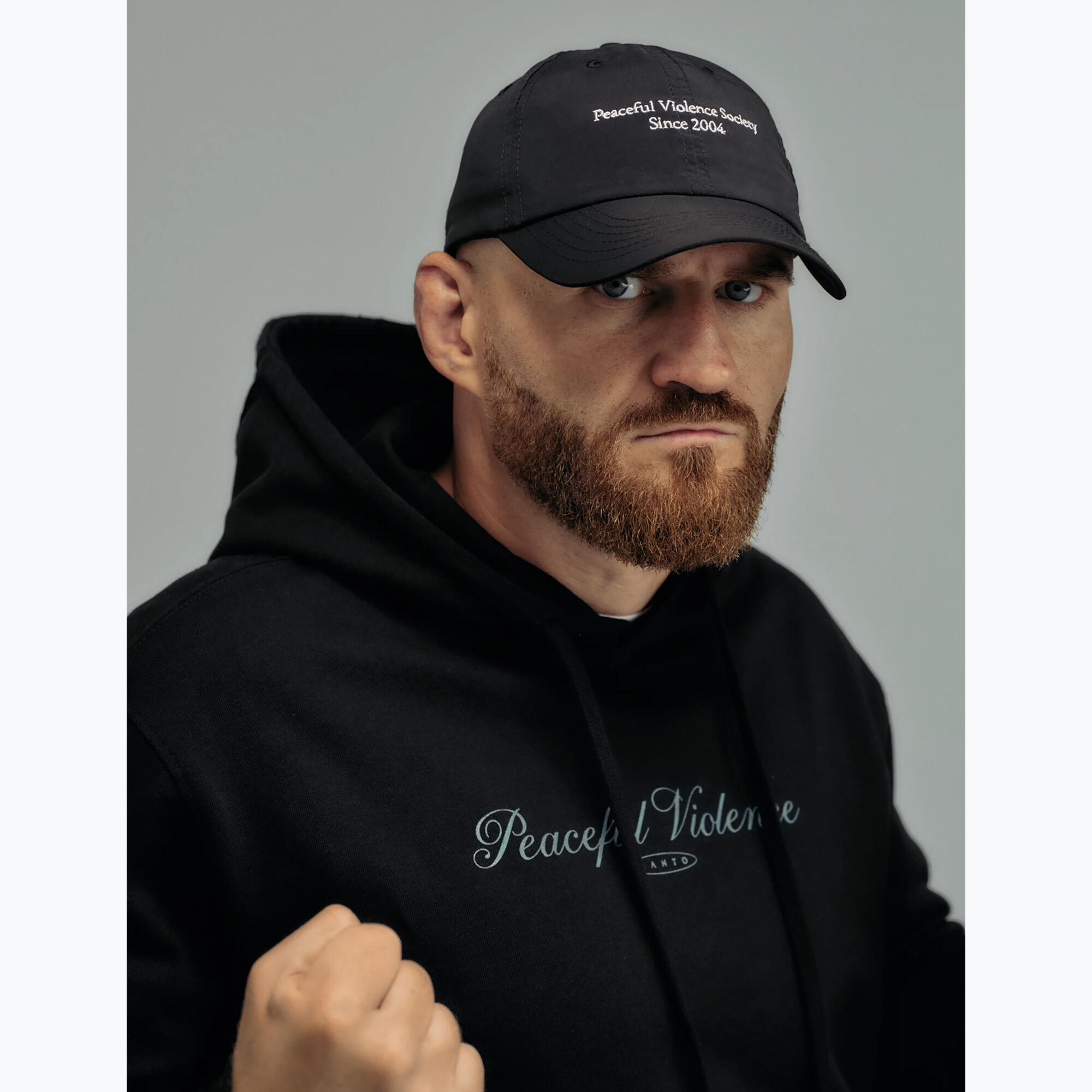 Felpa da uomo MANTO Peaceful Violence Hoody 3/7