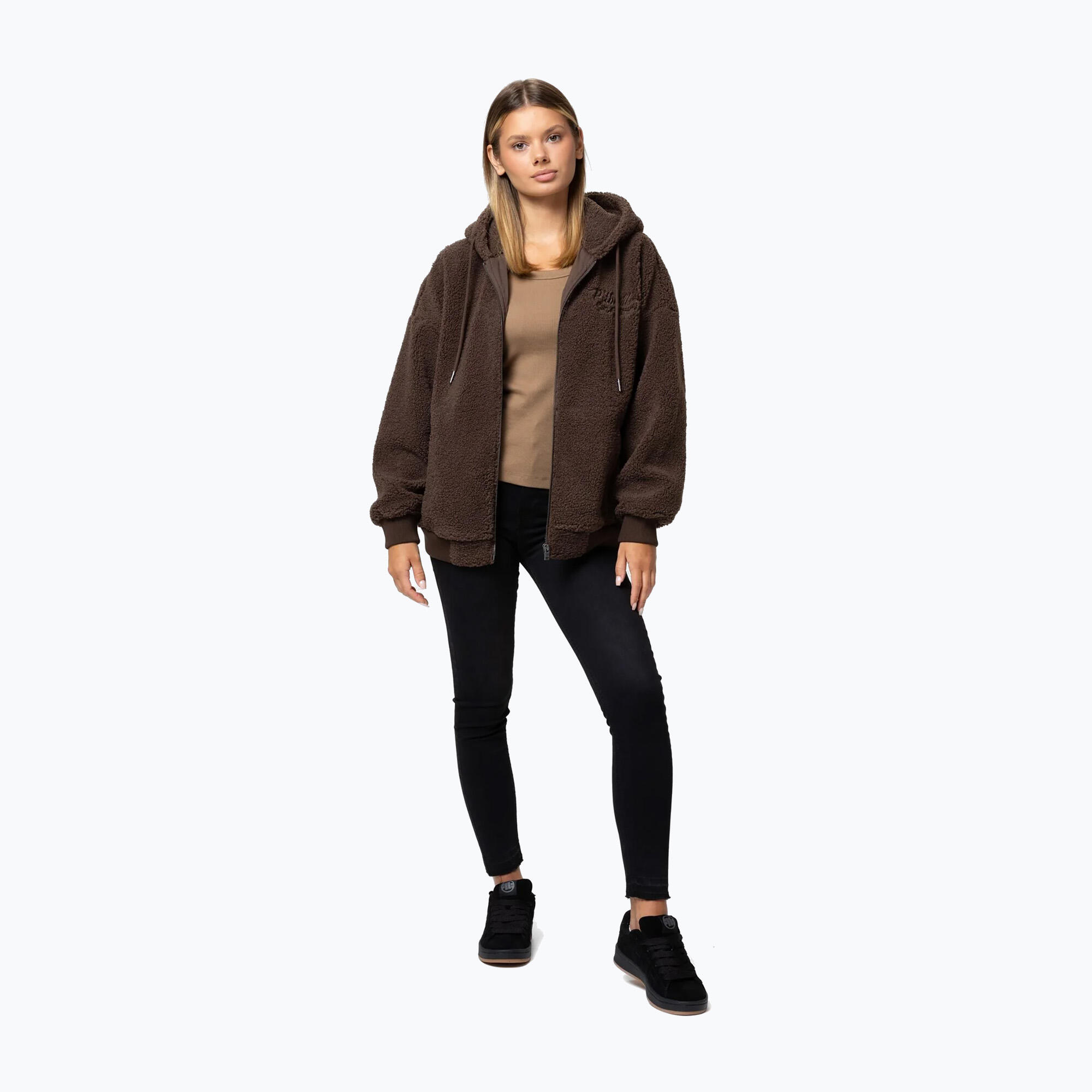 Felpa da donna Pitbull Daisy con cappuccio e zip 2/7
