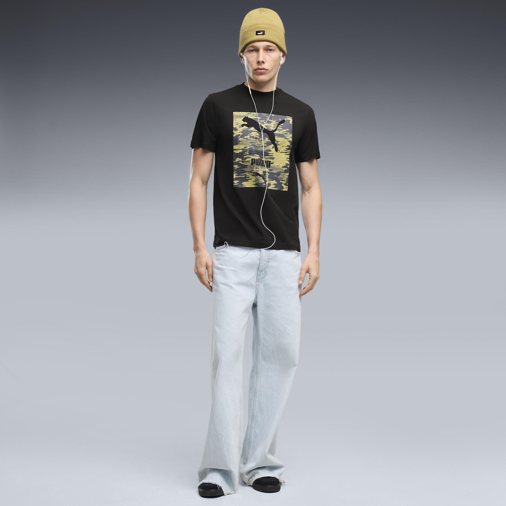 Męska koszulka PUMA Sport Camo z grafiką PUMA 4/5