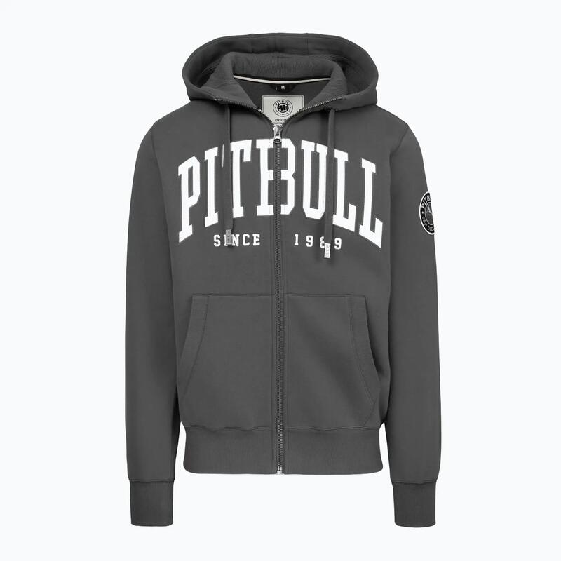 Hanorac bărbați Pitbull Norton cu fermoar și glugă