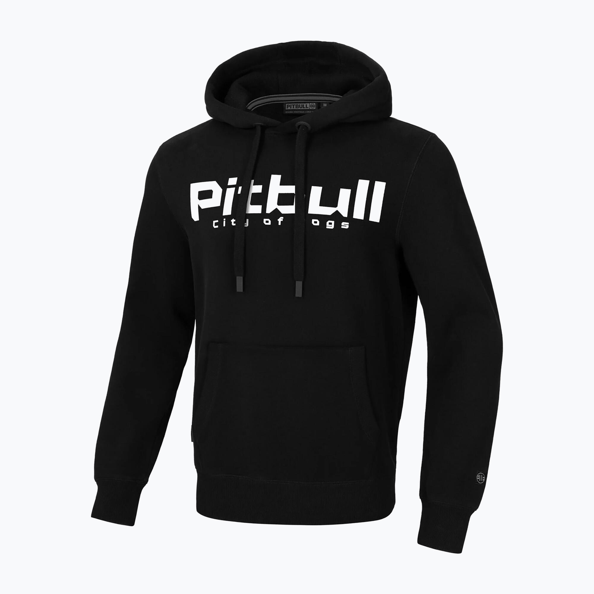 Moletom masculino Pitbull com capuz City Of Dogs 4/7