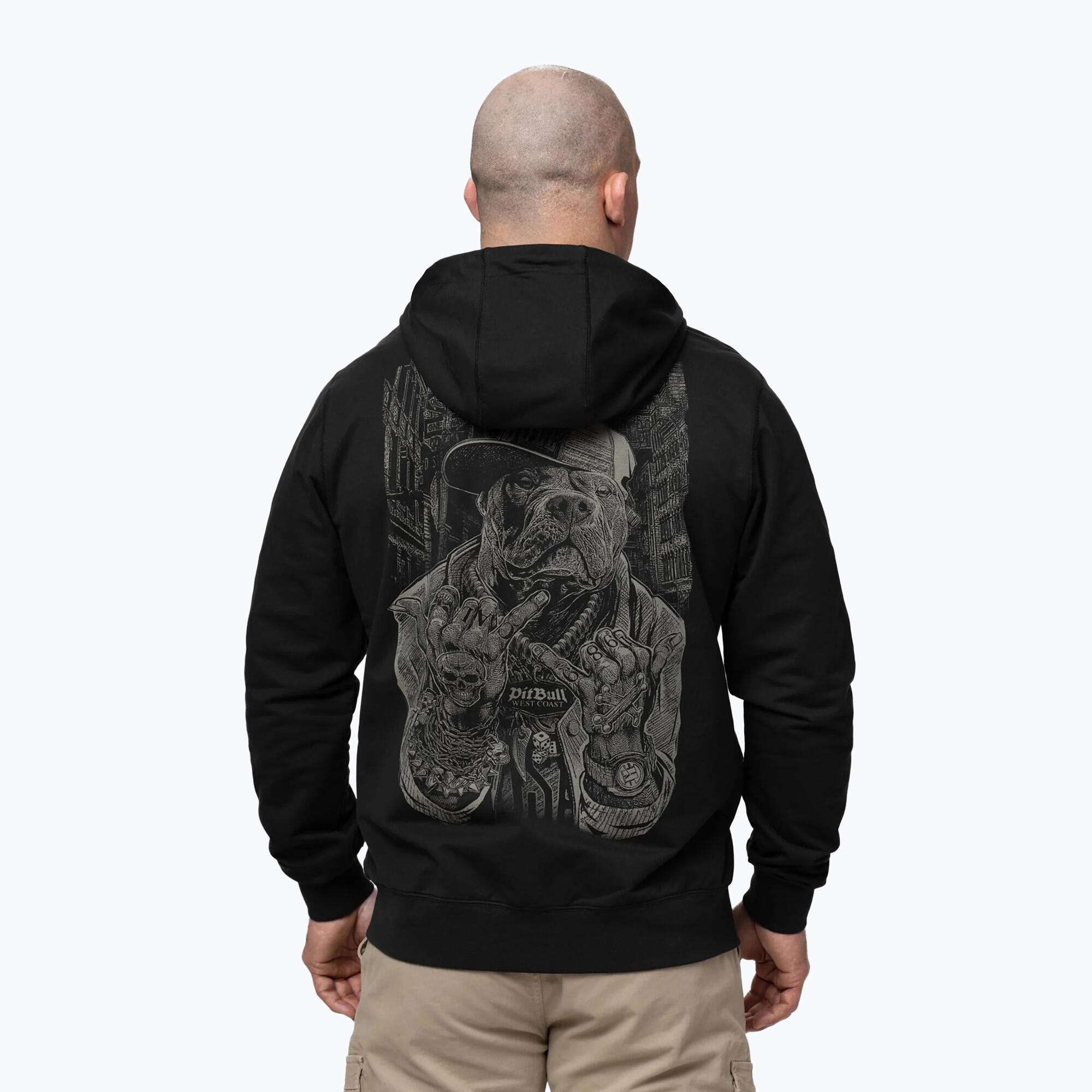 Bluza męska Pitbull USA Hooded Zip 3/7