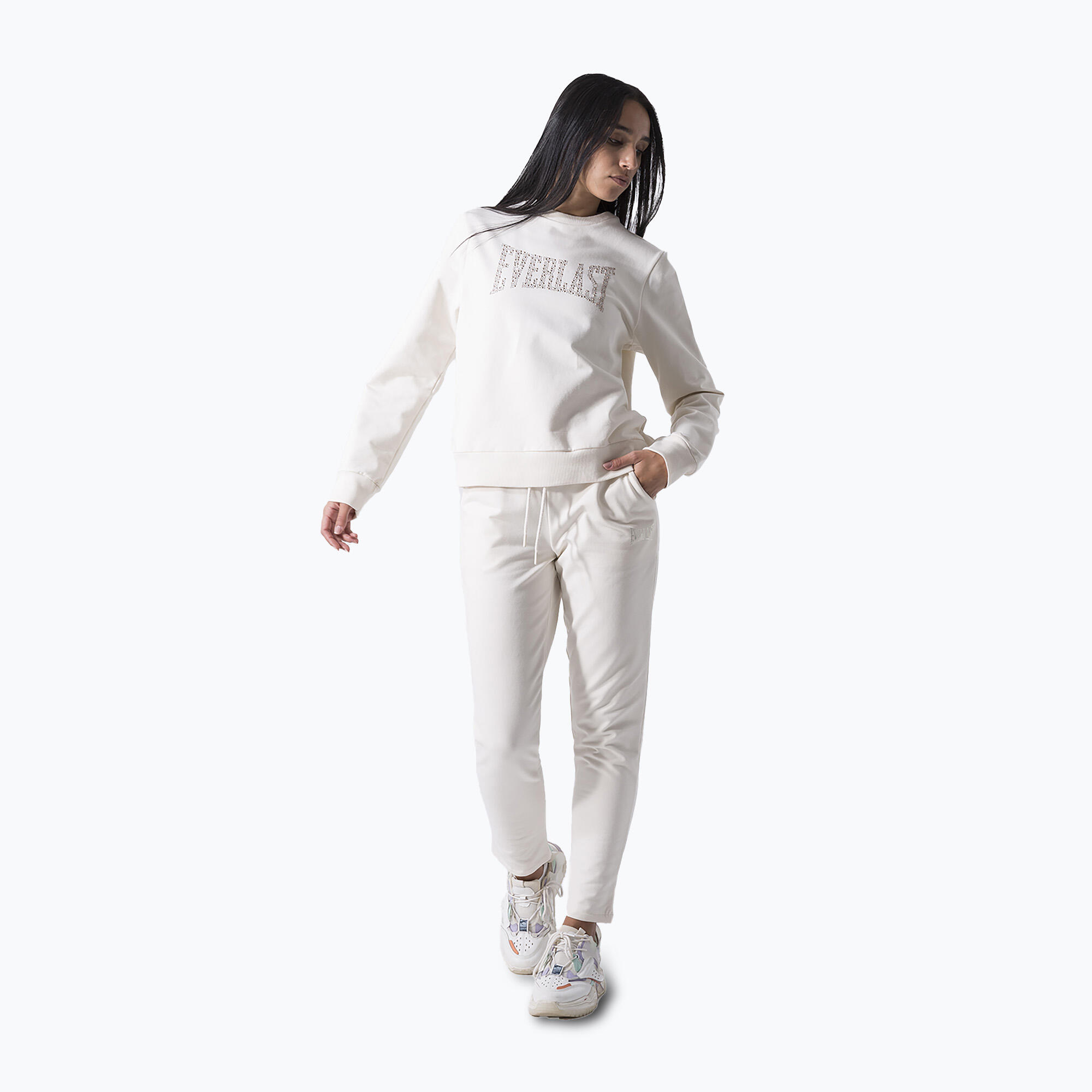 Felpa donna Everlast Leisure Girocollo 2/6