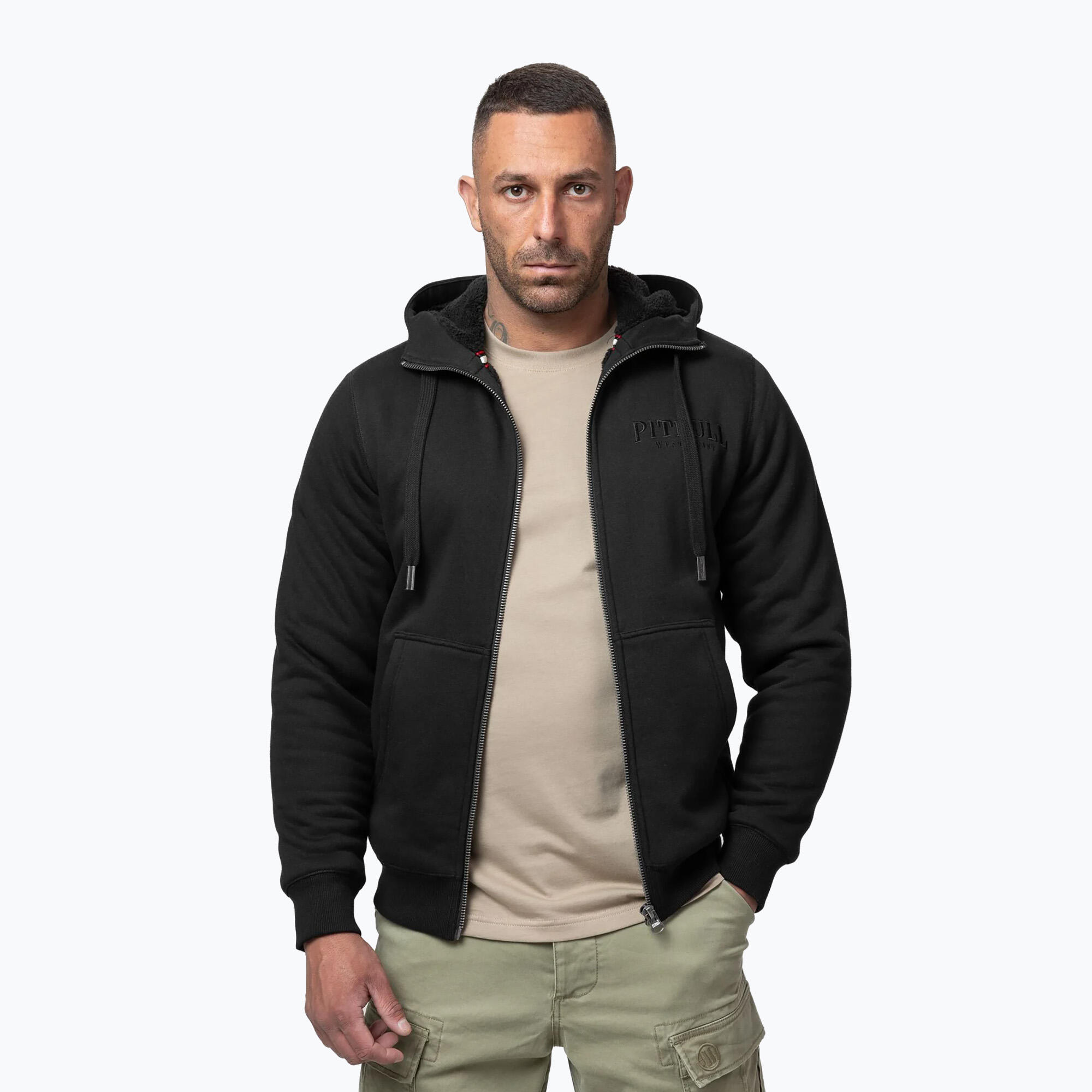 Bluza męska Pitbull Ruffin Detroit Hooded Zip 4/7