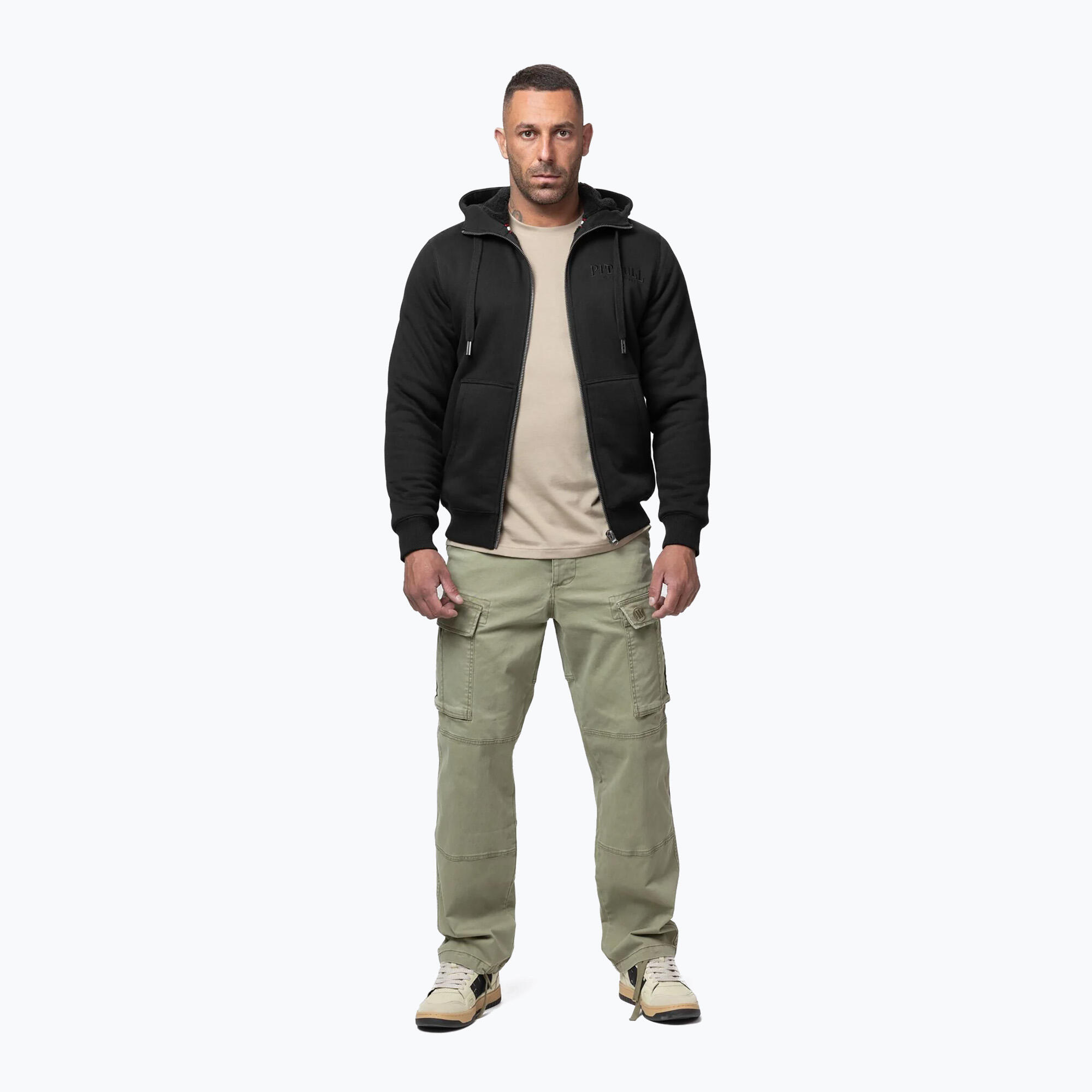 Bluza męska Pitbull Ruffin Detroit Hooded Zip 2/7