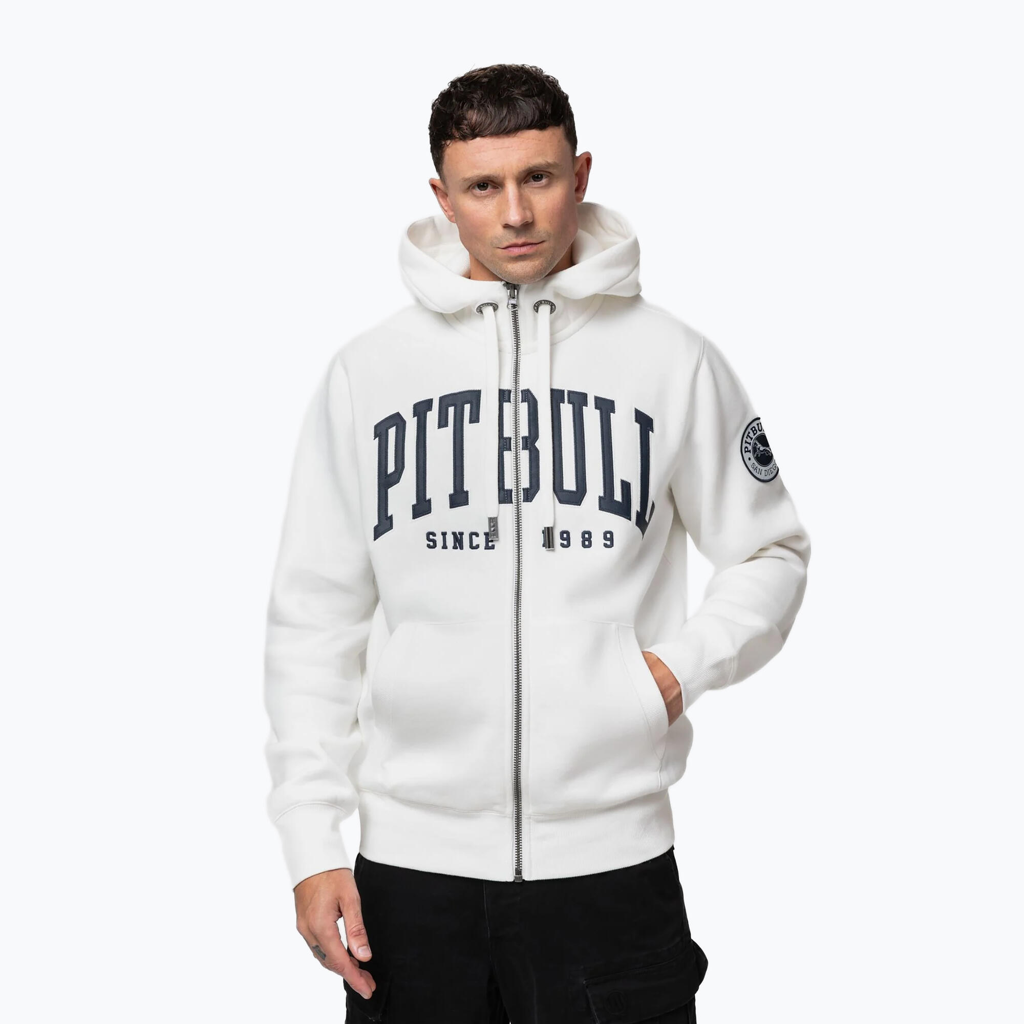 Herren-Sweatshirt Pitbull Norton mit Kapuze und Reißverschluss 1/7