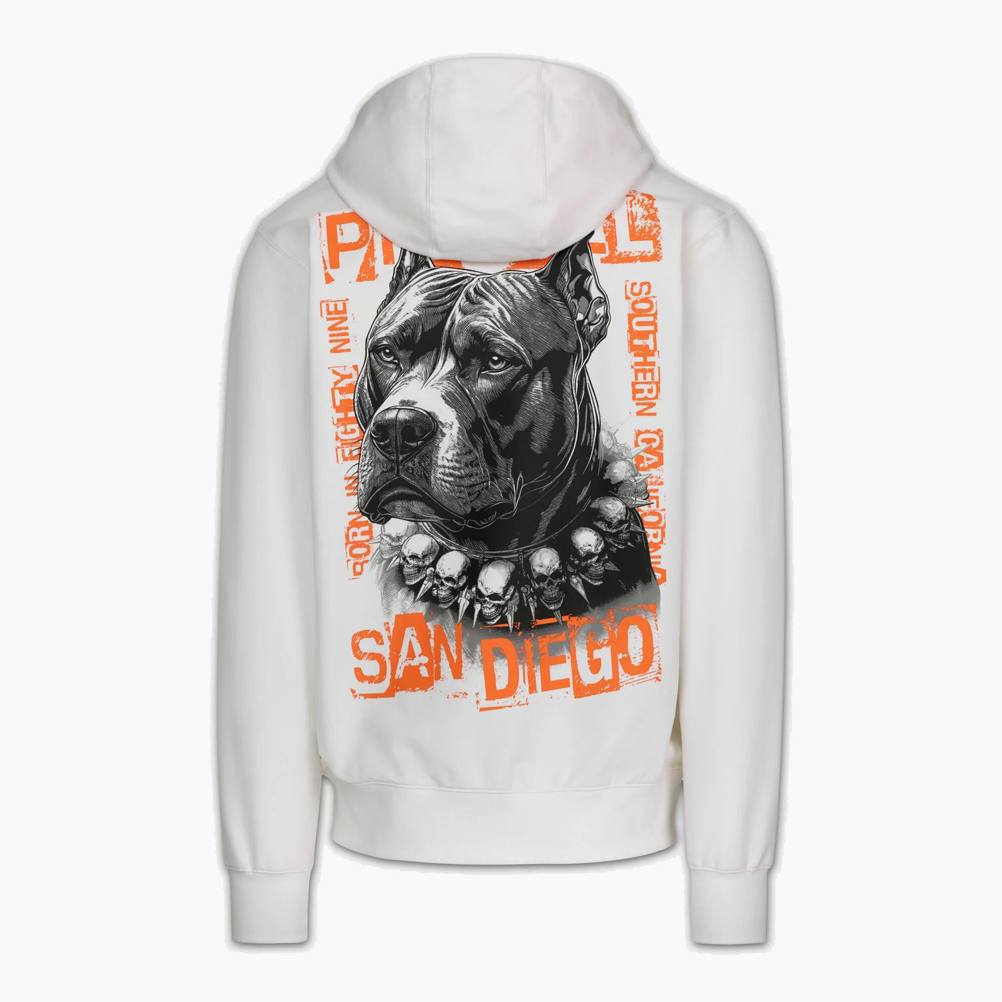 Herrenpullover Pitbull Blacky Sweatshirt mit Reißverschluss und Kapuze 6/7