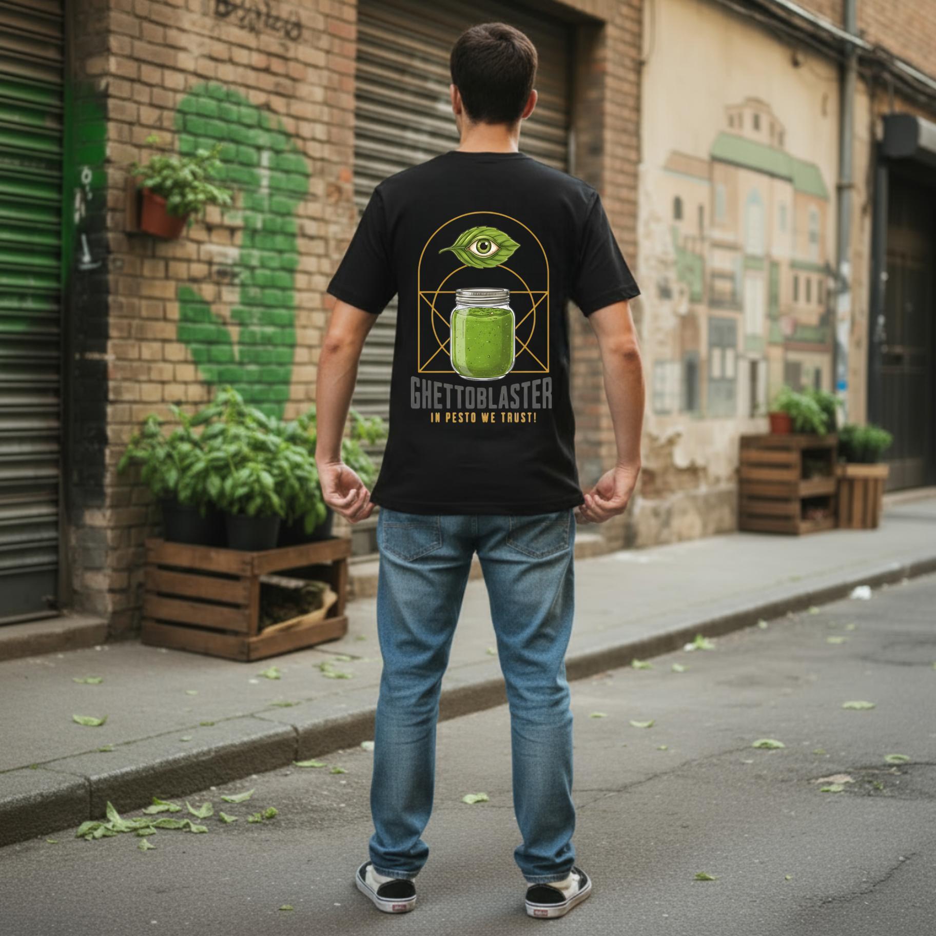 T-shirt Ghettoblaster Pesto Trust noir 8/8