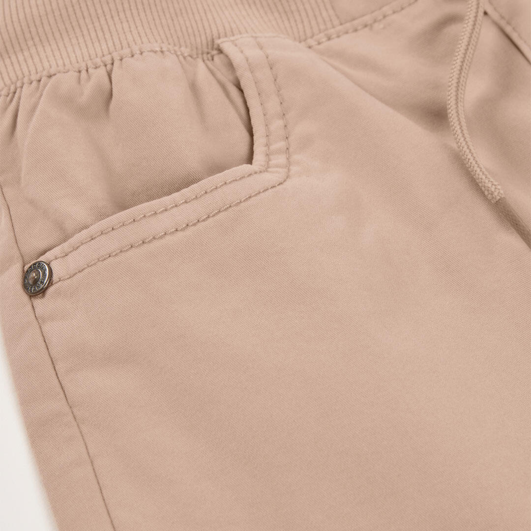 Bermudas algodón beige 3/4
