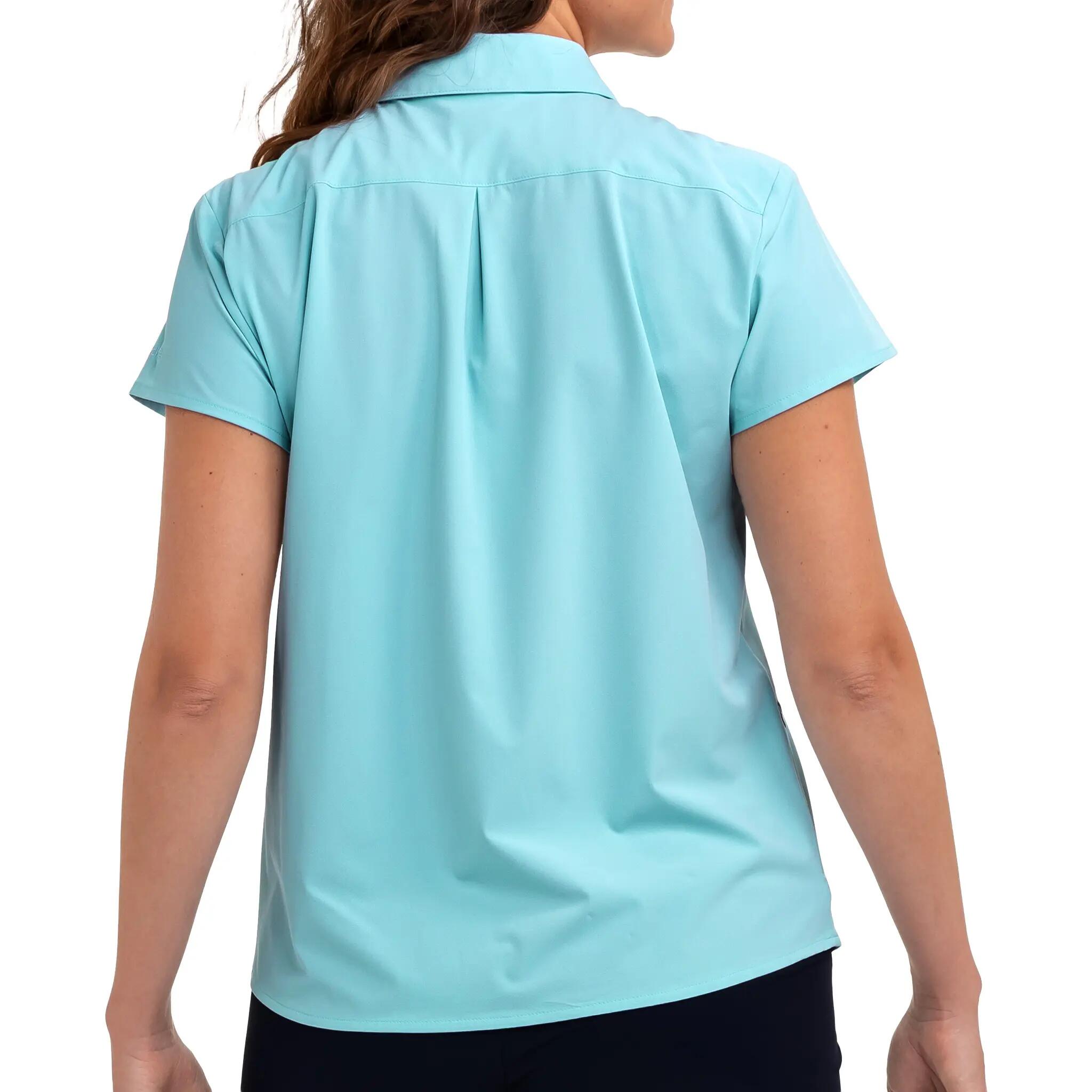 Wanderbluse schnelltrocknend leicht Damen - Hiking Blouse Style Dooser WMN 4/4