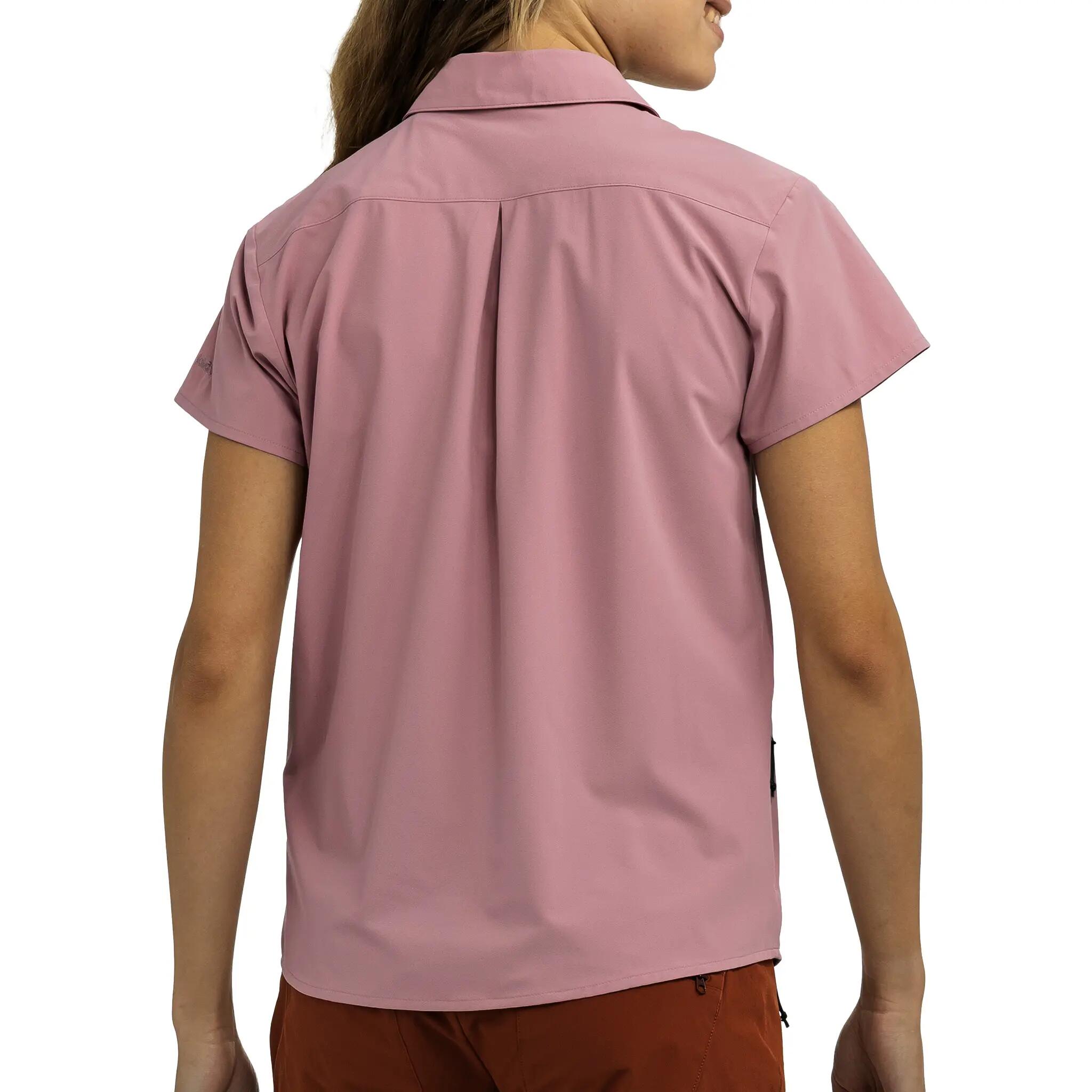 Wanderbluse schnelltrocknend leicht Damen - Hiking Blouse Style Dooser WMN 4/4