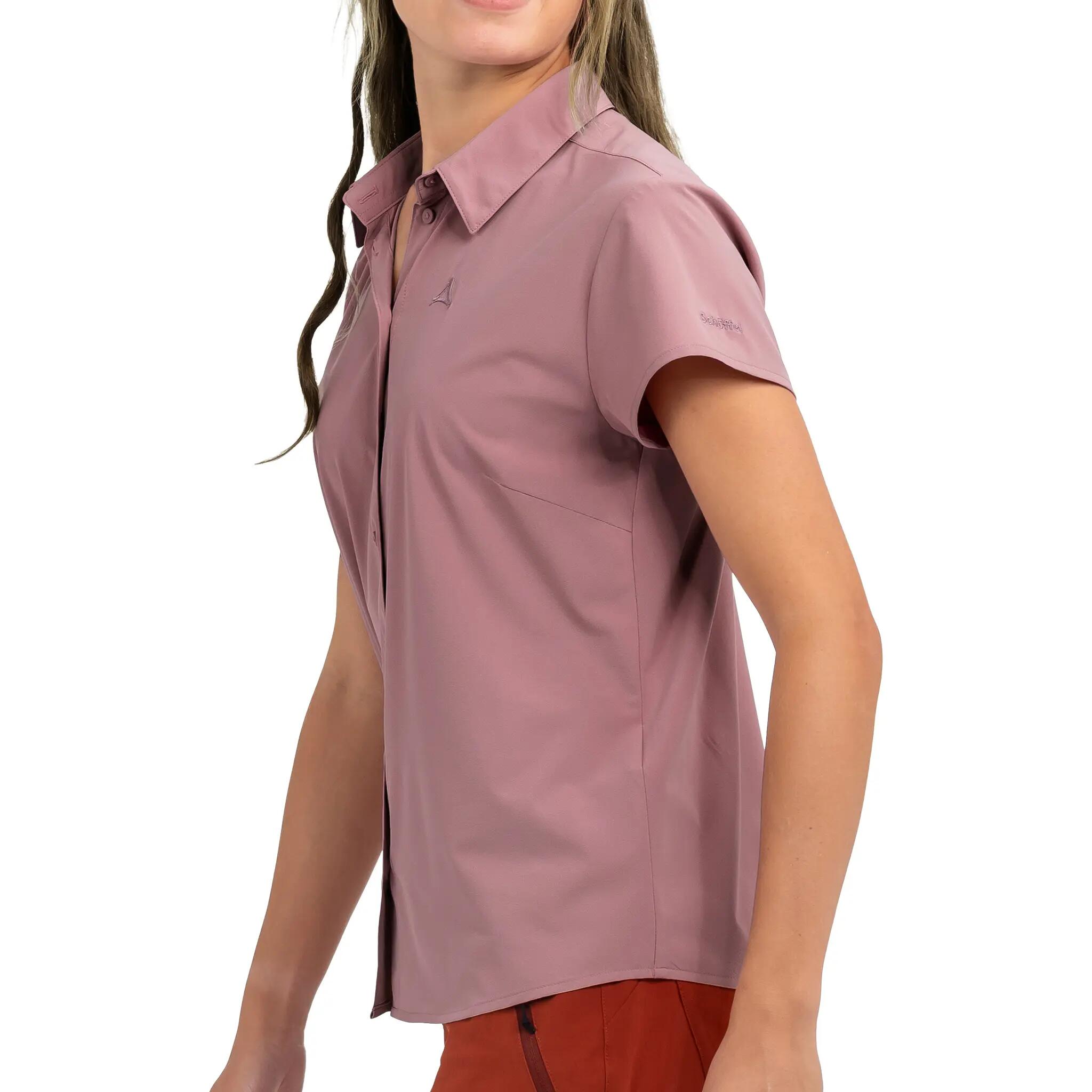 Wanderbluse schnelltrocknend leicht Damen - Hiking Blouse Style Dooser WMN 3/4