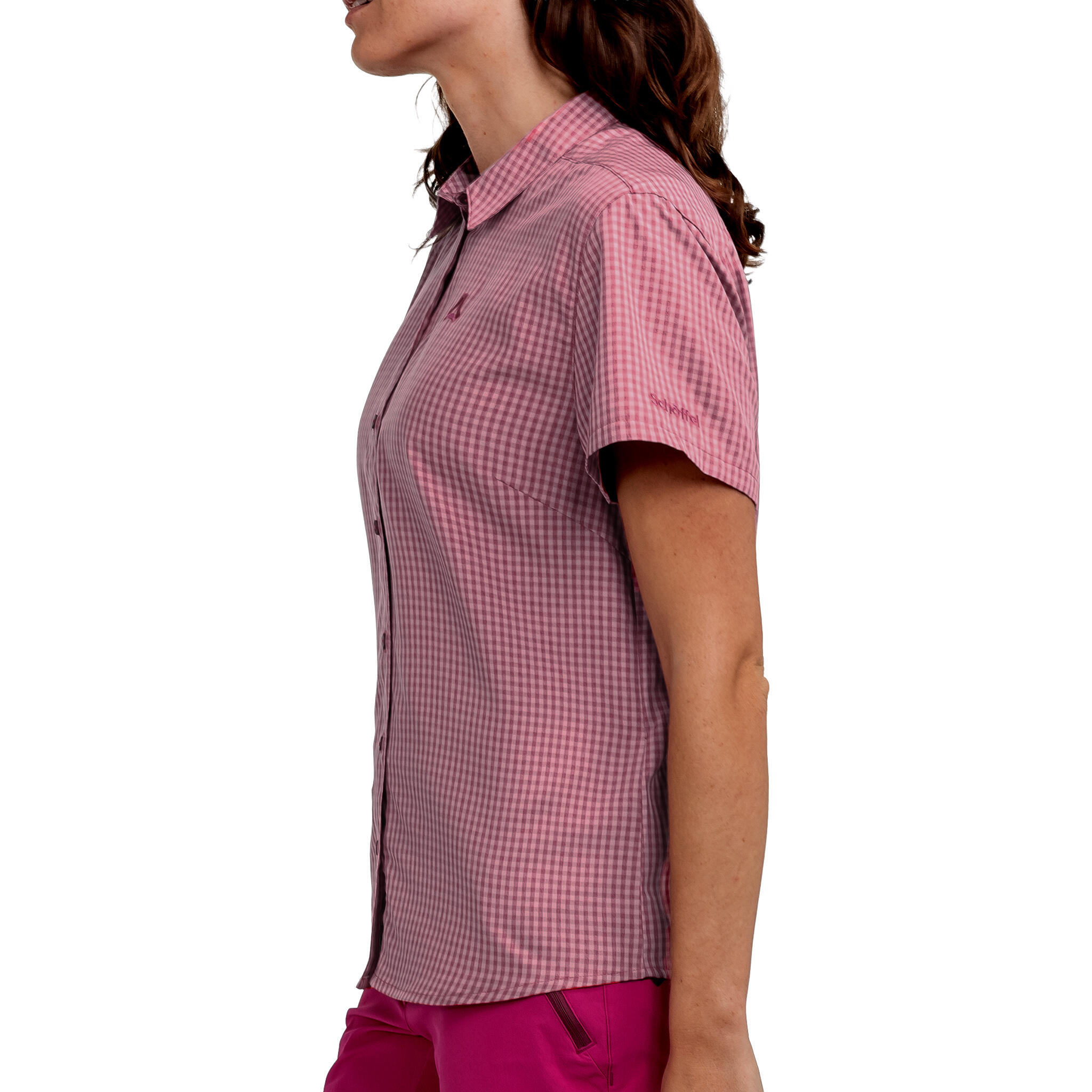 Wanderbluse schnelltrocknend leicht Damen - Hiking CIRC Blouse Style Dalfoss 3/4