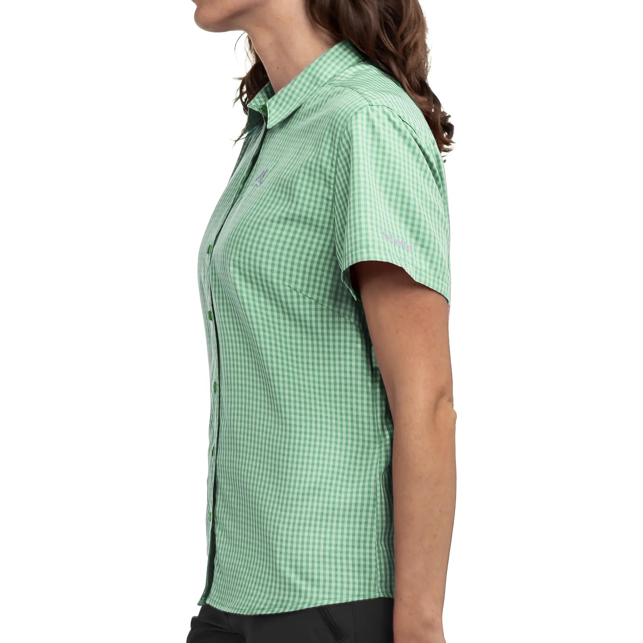 Wanderbluse schnelltrocknend leicht Damen - Hiking CIRC Blouse Style Dalfoss 3/4