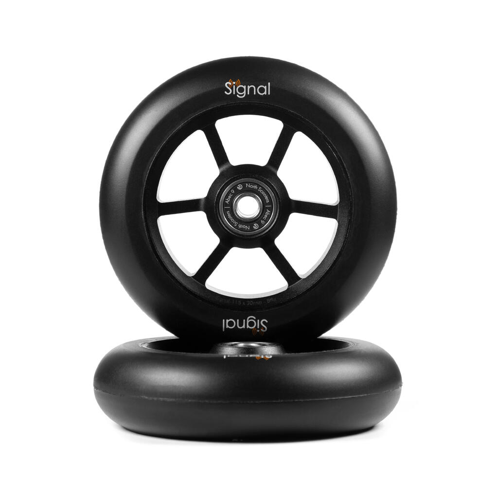 Scooter Wheels - Signal V3 - 30 mm - Matte Black/Black - PU - North