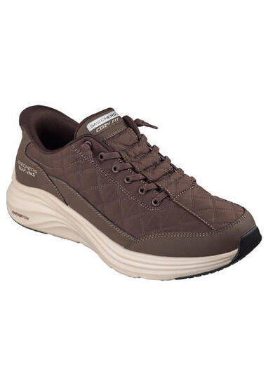 Skechers Herren Cozy Fit Slip-ins Sneaker Contour Foam 232619 BRN