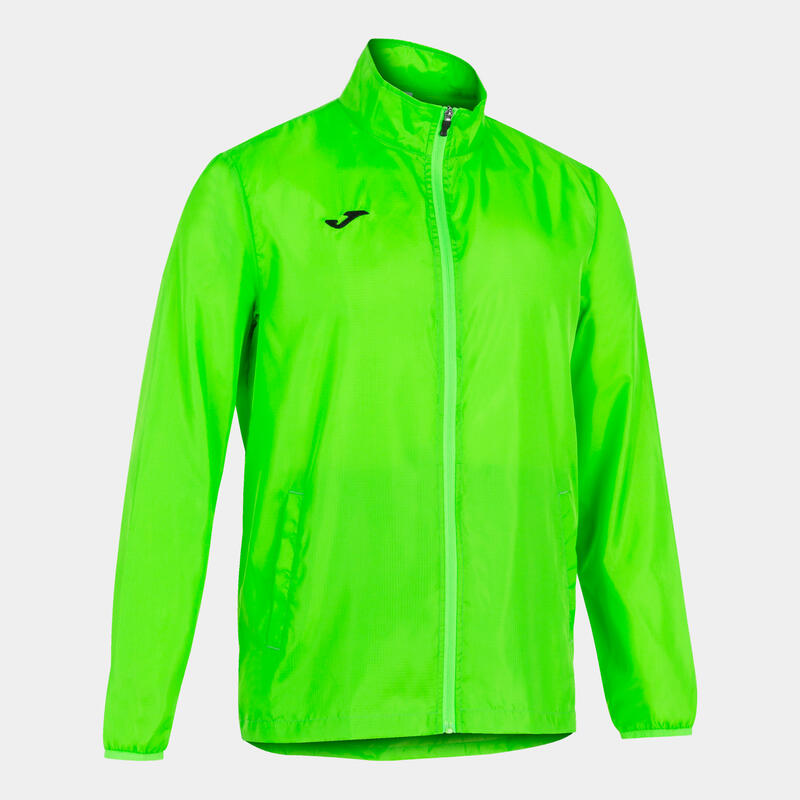 Cortavientos Running Hombre Joma Elite VII Verde Flúor