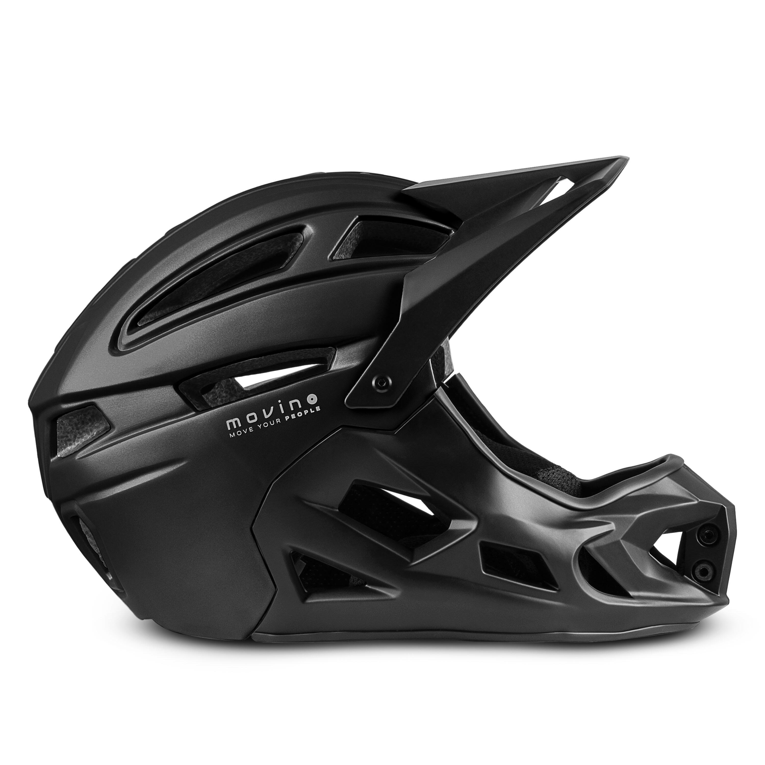 Full Face Helm Movino Edge 418g MTB Scooter Inline-Skates 51-54cm In-Mold 4/8