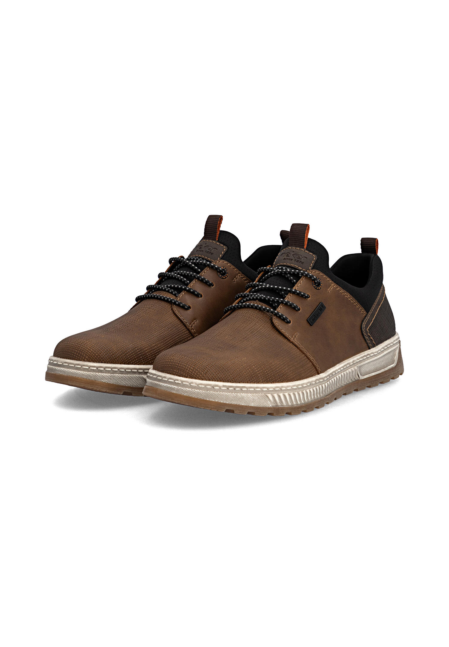Rieker Herren Slipper Extraweite H Gummizug RiekerTEX 37050-23 Braun 7/7