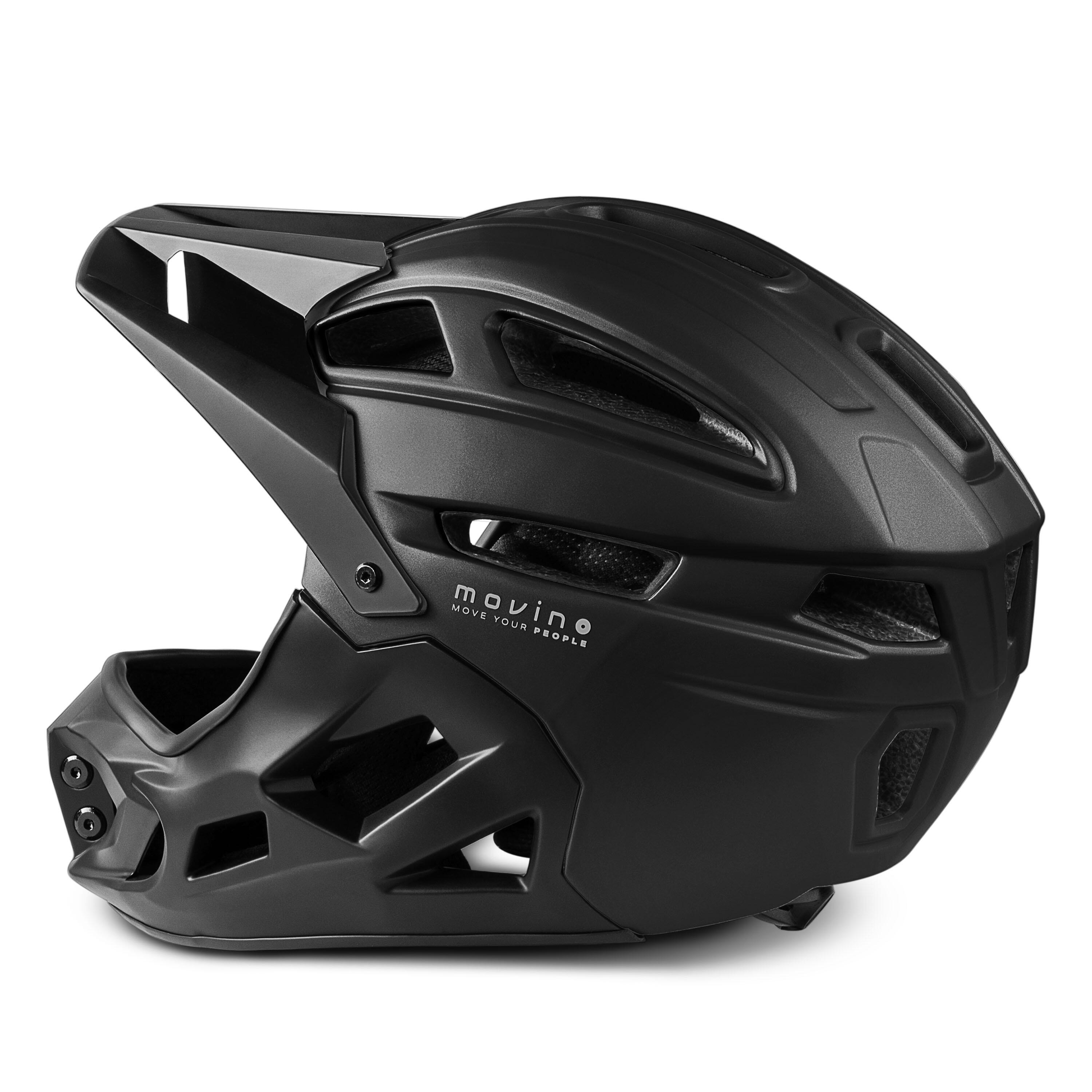 Full Face Helm Movino Edge 418g MTB Scooter Inline-Skates 51-54cm In-Mold 2/8