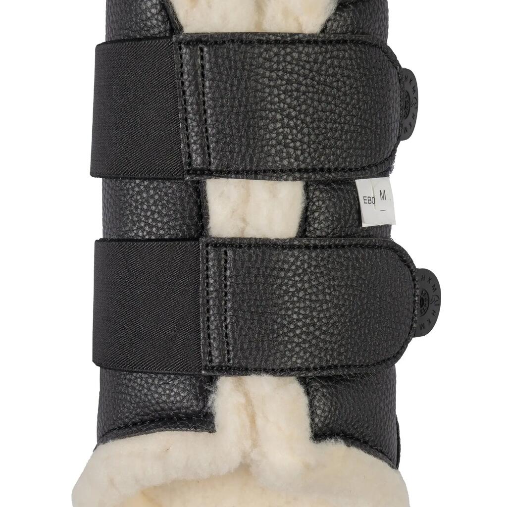 Closed horse gaiters HKM Comfort Premium Fur II