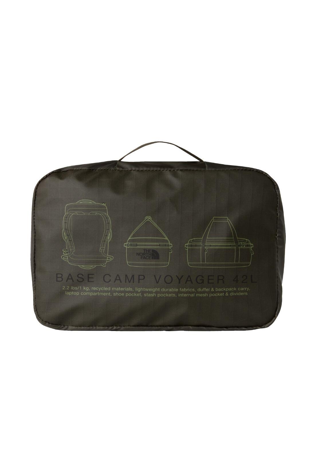 Sac voyage - sport - unisexe - 42l base camp voyager - kaki 6/6