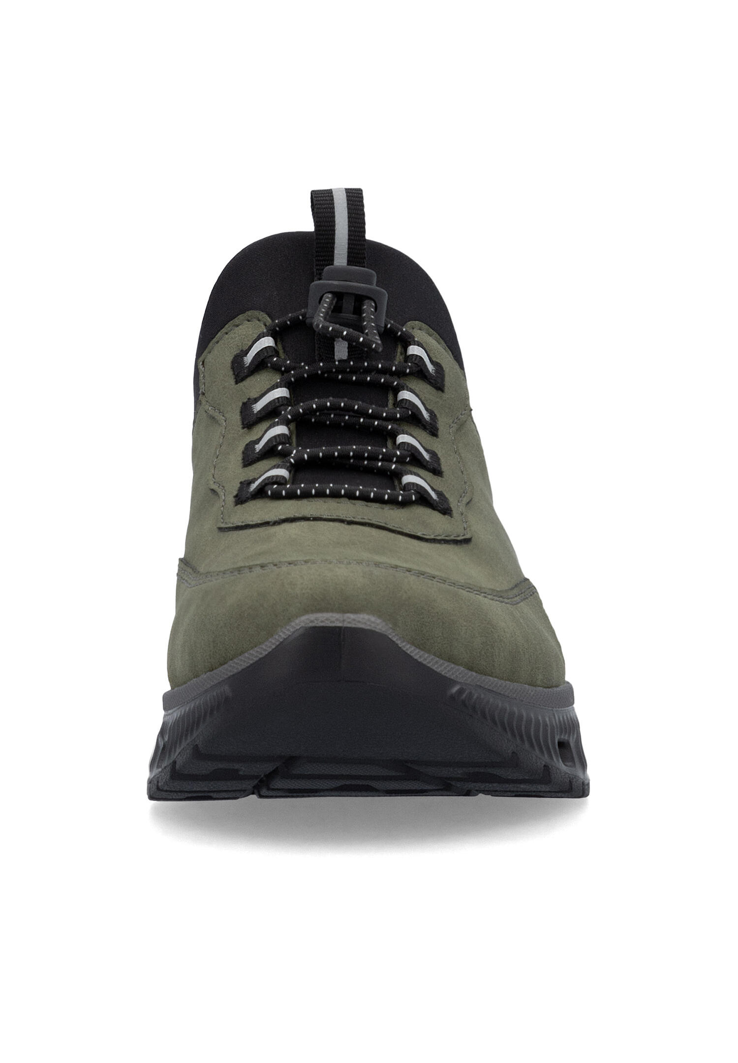 Rieker Damen Sneaker Low Gummizug Komfortweite G M6058-54 Grün 5/7