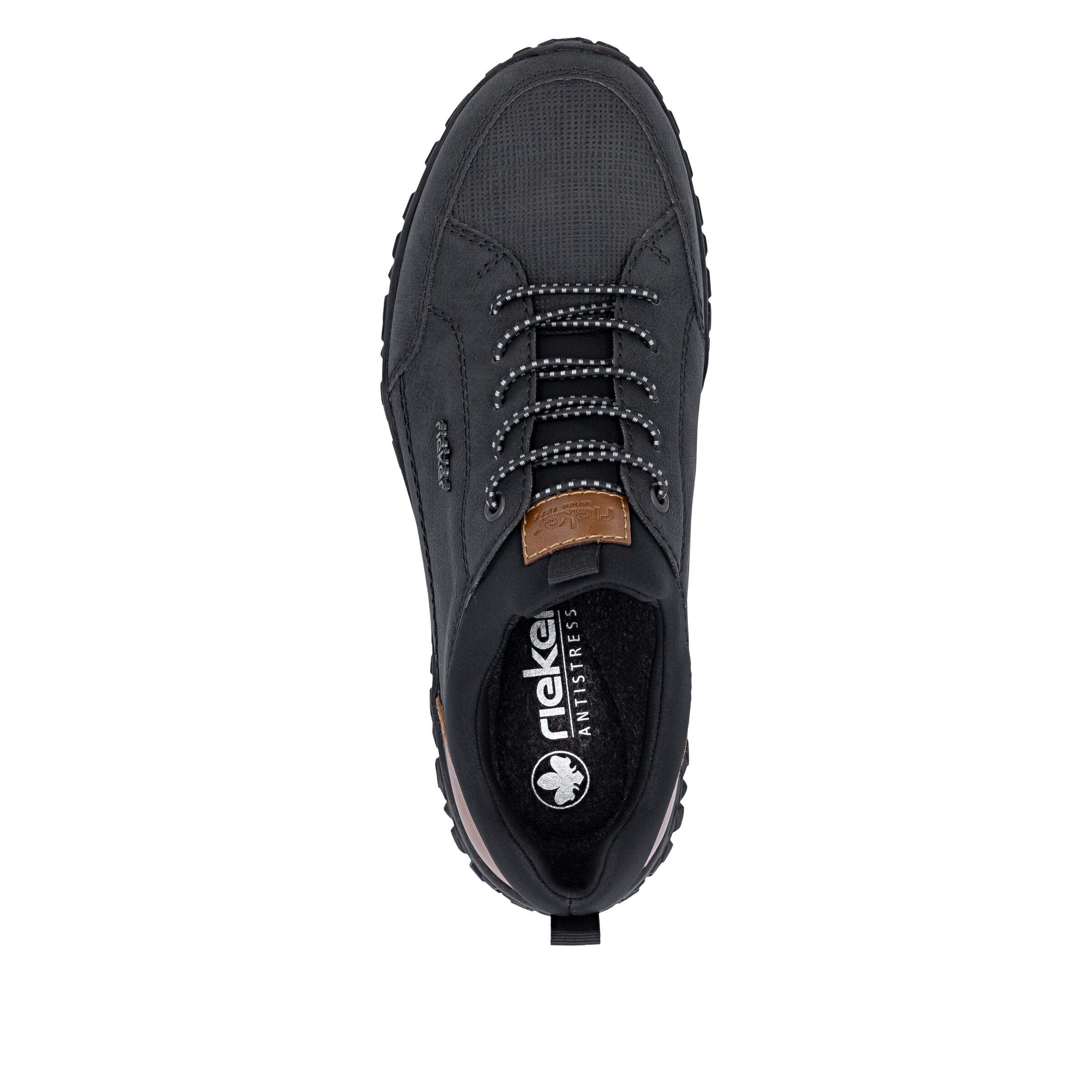 Rieker Herren Slipper Gummizug Komfortweite G 08150-00 Schwarz 3/7