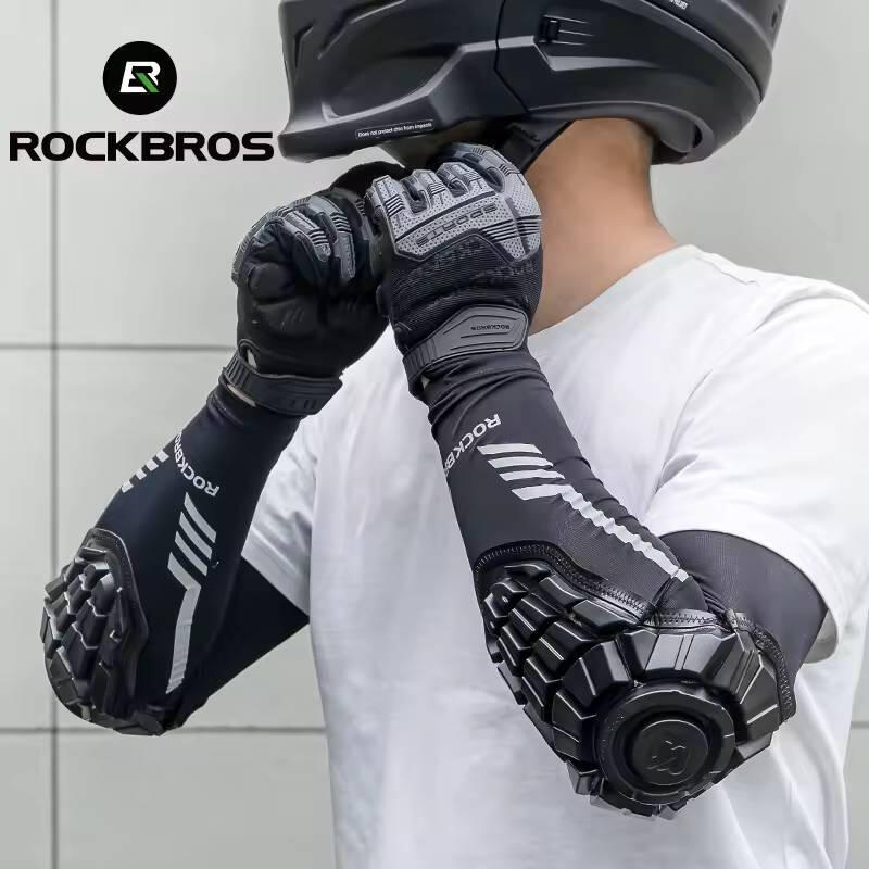 Rękawki rowerowe, ochraniacz łokcia ROCKBROS UPF50+ 0031001 (XT067) 4/7
