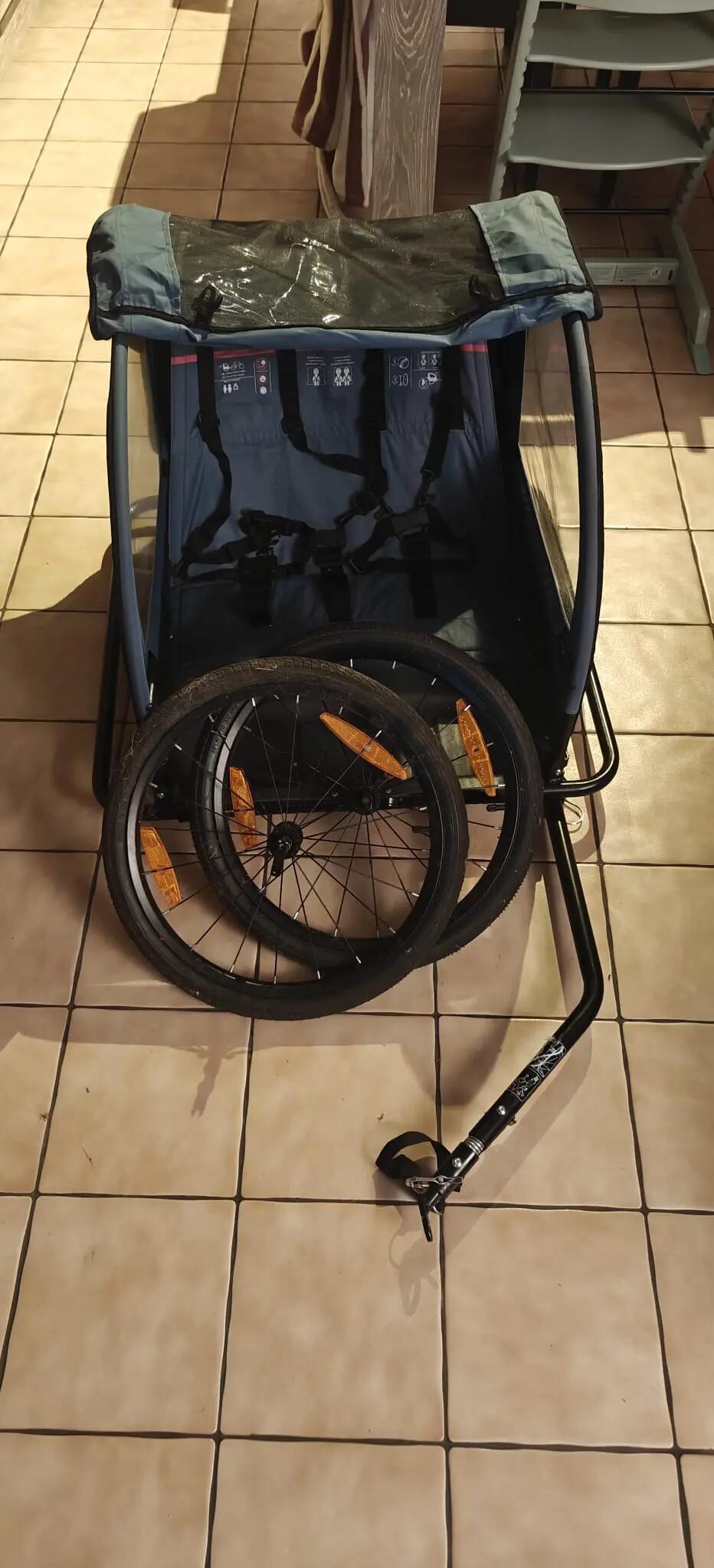 Entre Particuliers - B'Twin Kid 100 (2 places) remorque vélo 2/7