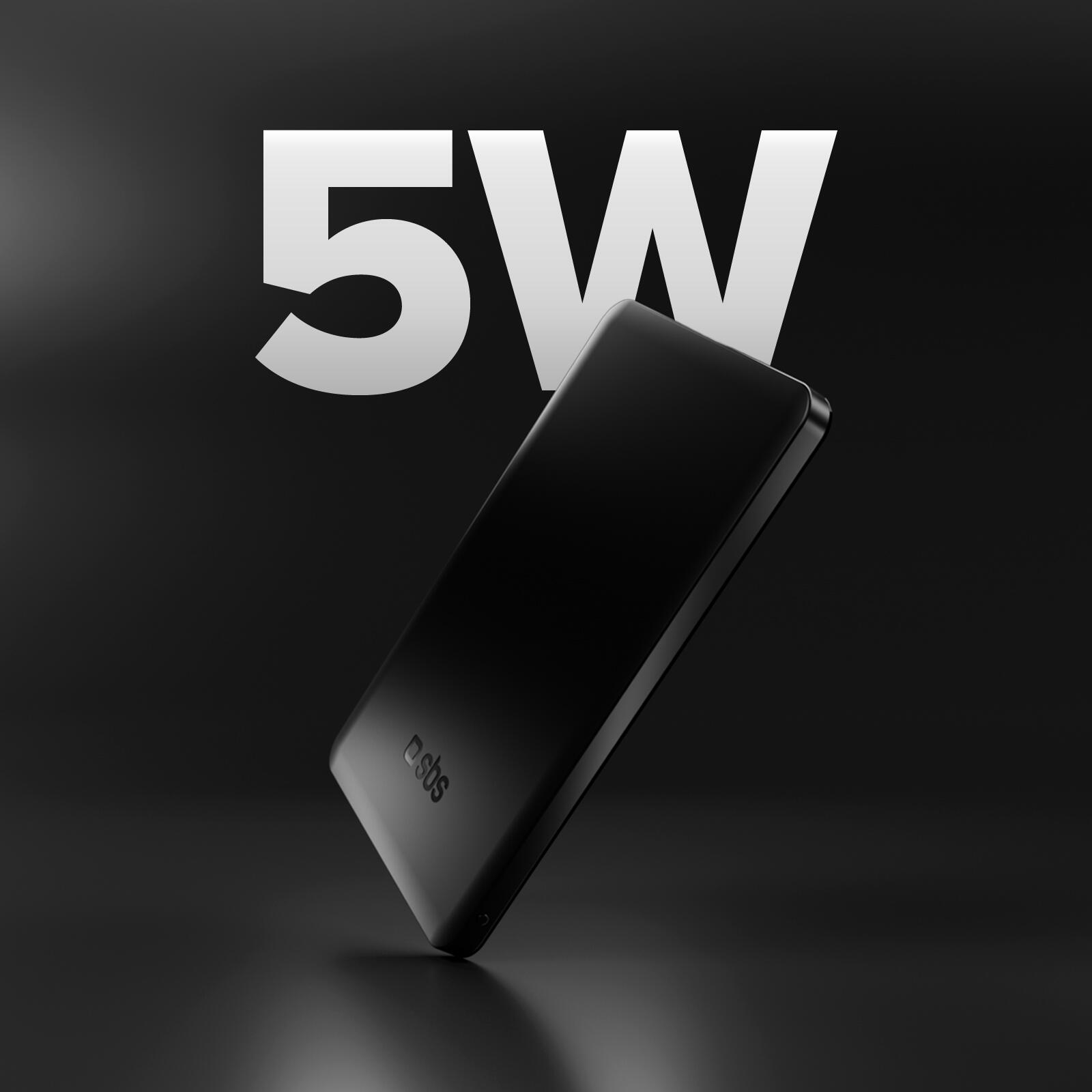 Power bank magnetico slim 3000 mAh, wireless 5W, compatibile MagSafe 2/7
