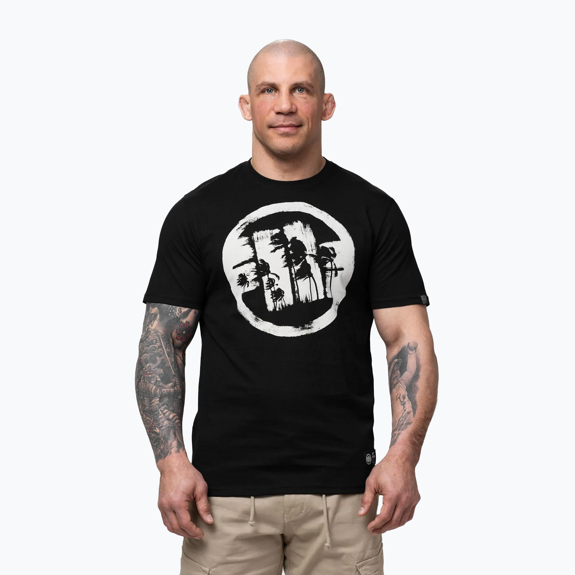 Tricou bărbați Pitbull Logo Palms