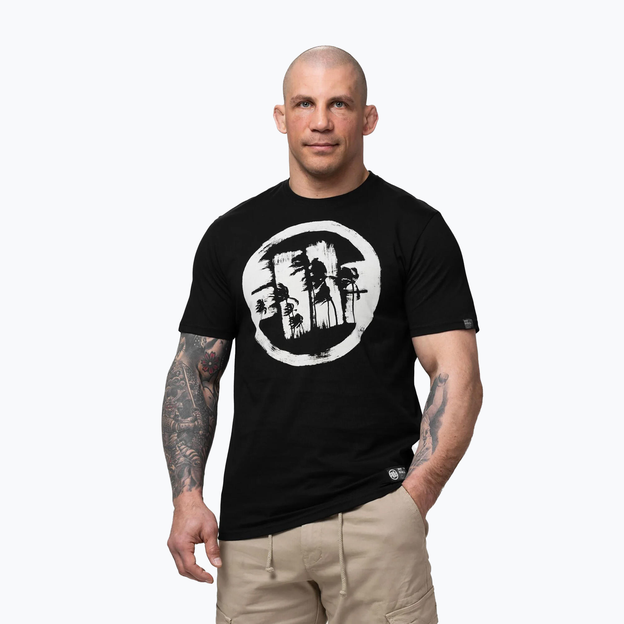 Koszulka męska Pitbull Logo Palms 4/7